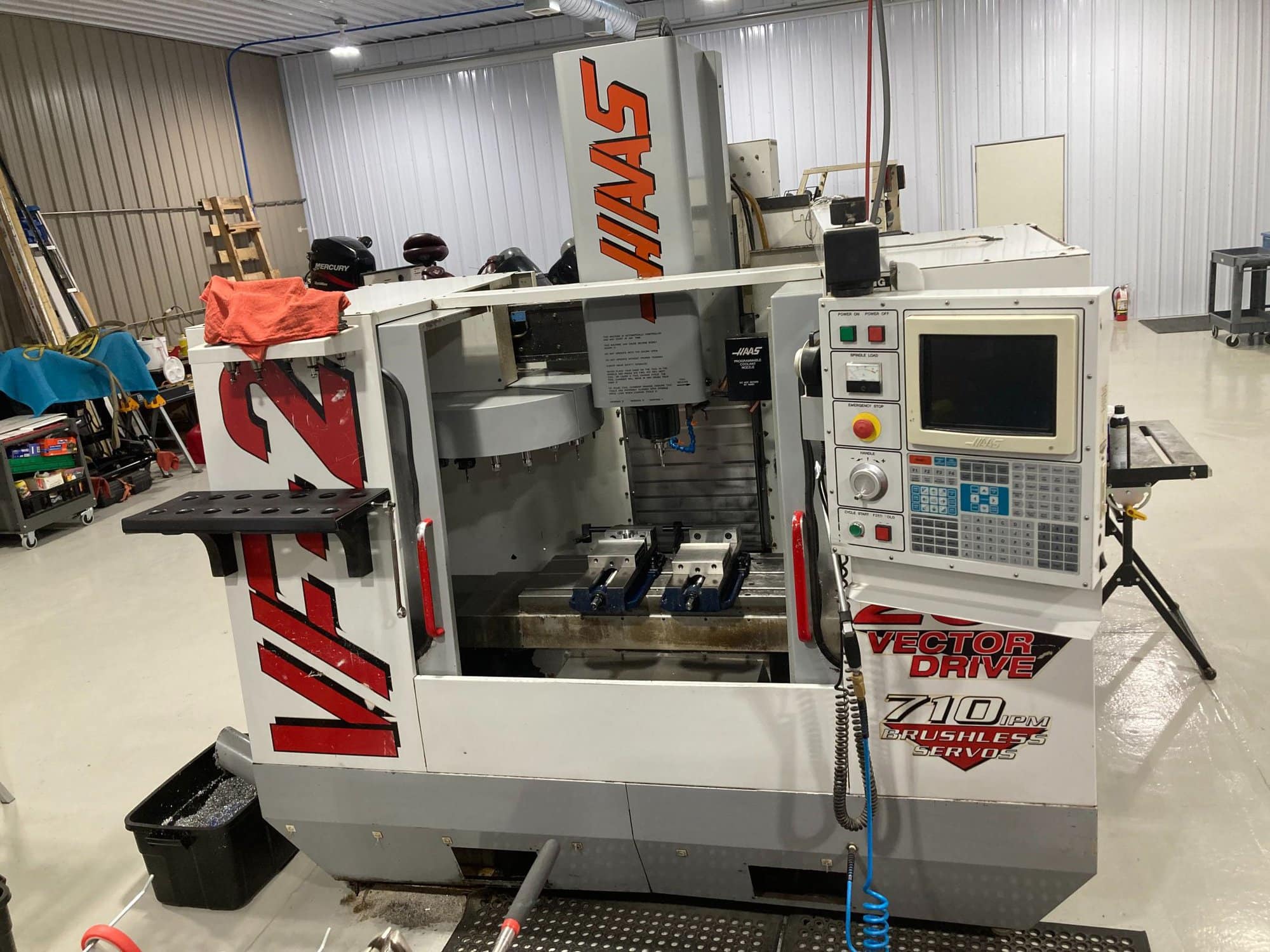 Haas VF-2 VMC, 1998 - 4th Axis Ready, P-Cool, Chip Auger - Available Immediately