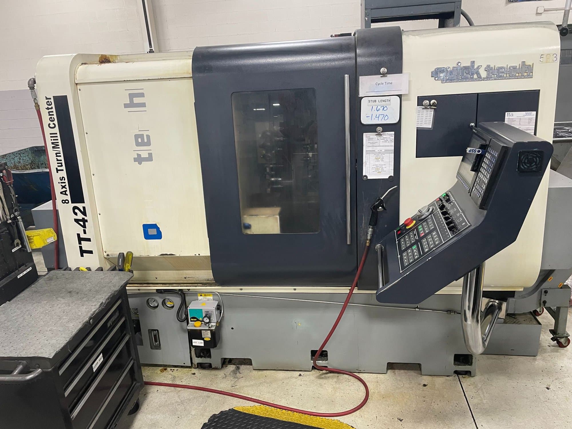 Quick-Tech TT-42 CNC Multi-Axis Lathe, 2011 - 8 Axis