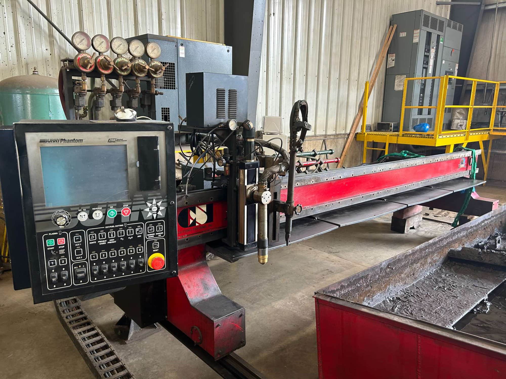10' x 40' Cutting Systems Inc. CNC Plasma Table Burny Phantom HPR 260 XD, 2008