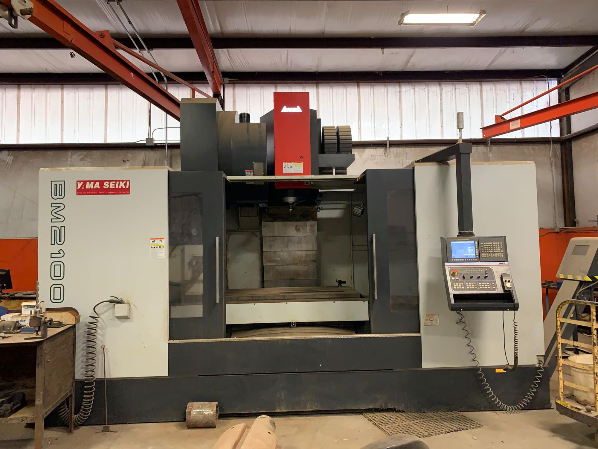 Yama Seiki BM2100 High Rigidity CNC VMC, 2019 - Fanuc, 4th Axis, CTS - Image 2