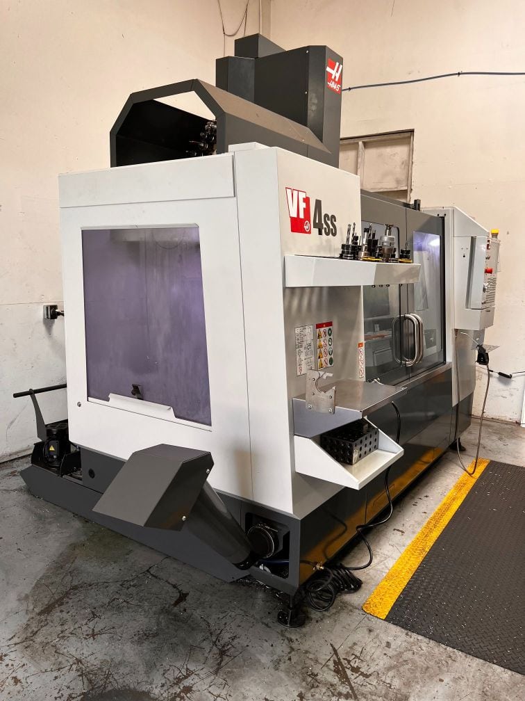 Haas VF-4SS VMC, 2019 - HRT-210 Trunnion, Probe, Coolant Thru Spindle - Image 2