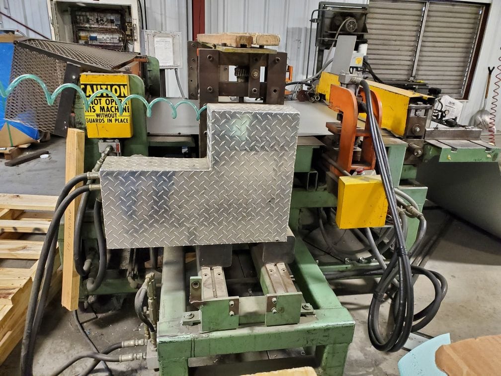 48" x 20 ga. Engel 5-20CTL-SC Cut To Length Straightener and Shear Only, 1993 - Coil Handler Not Included - Image 2