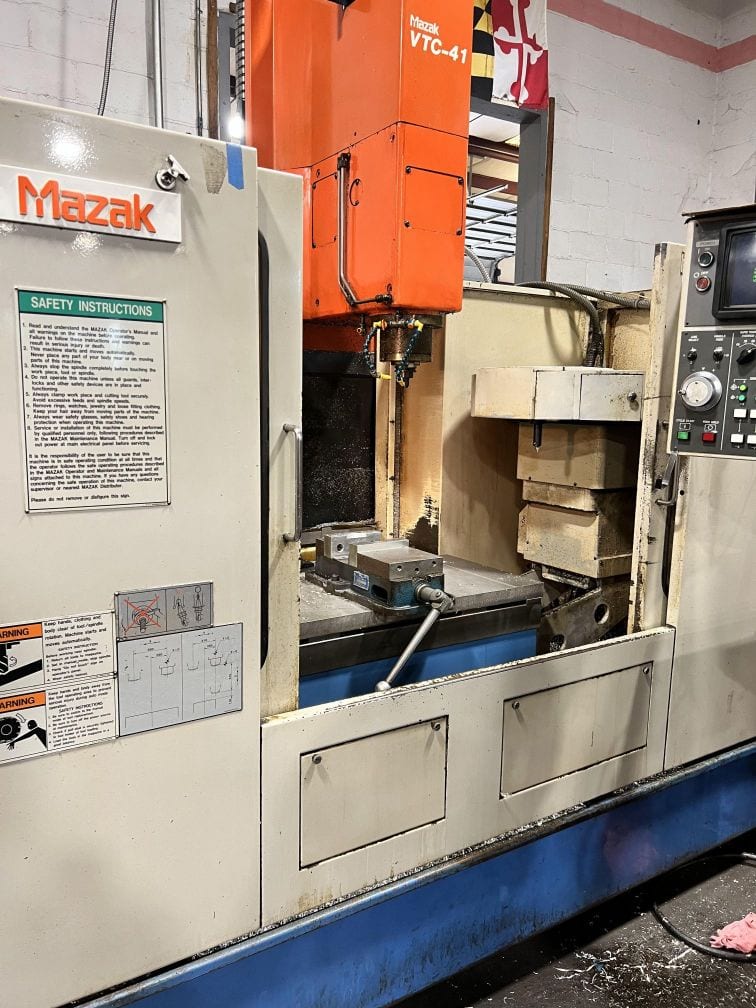 Mazak VTC-41 CNC VMC, 1991 - Image 2