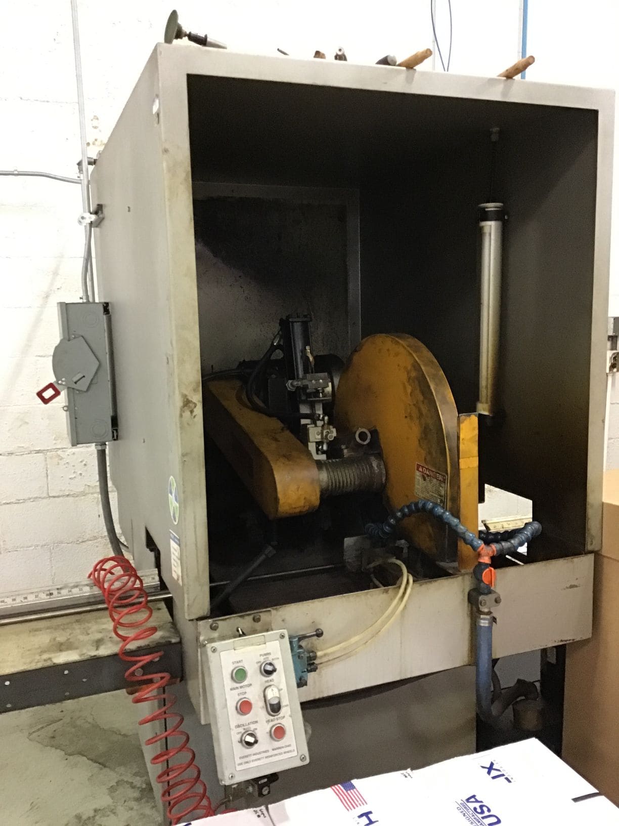20-22'' Severit with Everett Wet Abrasive Cutoff Machine with Hydraulic Powerhead, 2014