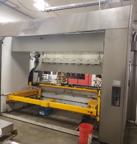 193 Ton x 12' Ermak CNC AP 12'-193 Press Brake, 2010 - 4 Axis Backgauge, ER-90 3D Control - Image 3