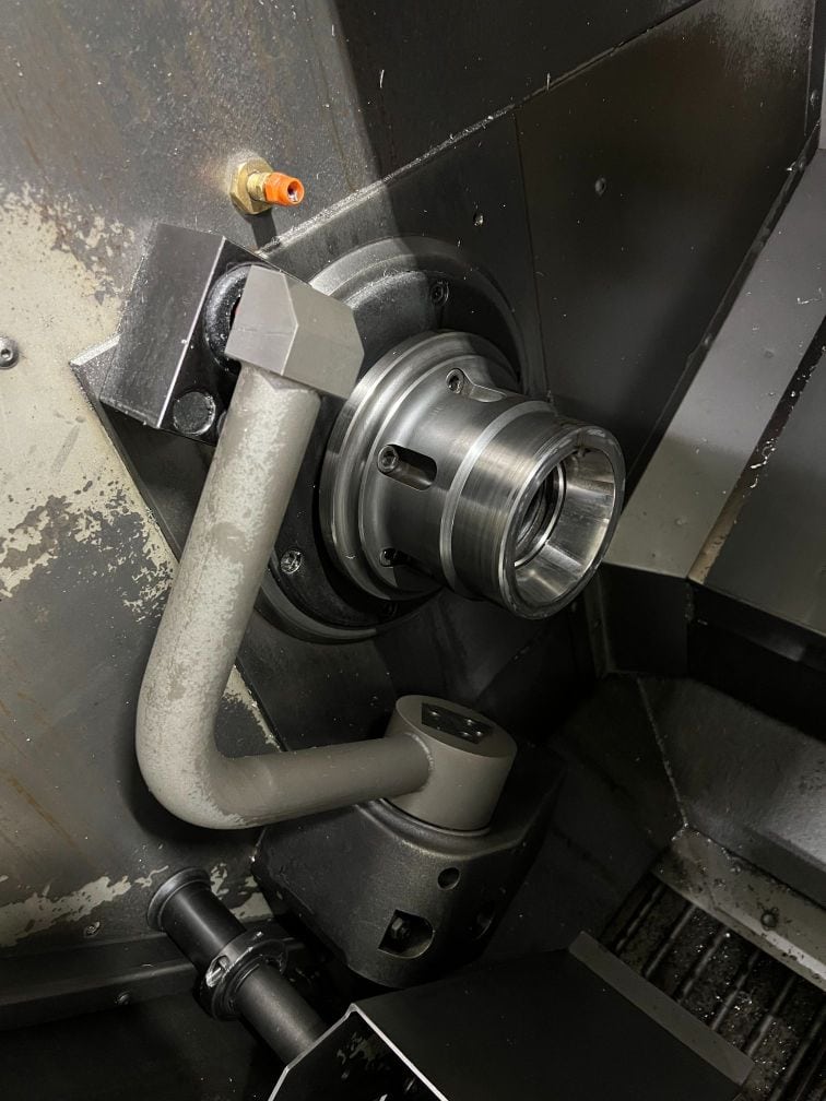 Haas ST-20 CNC Lathe, 2016 - Bar Feeder, Tailstock, Parts Catcher - Image 8