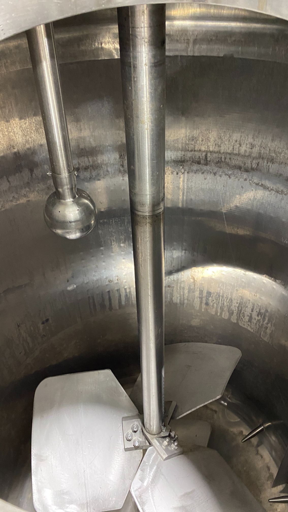 1000 Gallon Jacketed Stainless Steel Mixing Tank, 1995- with Valve for Bottom Outlet - Image 8