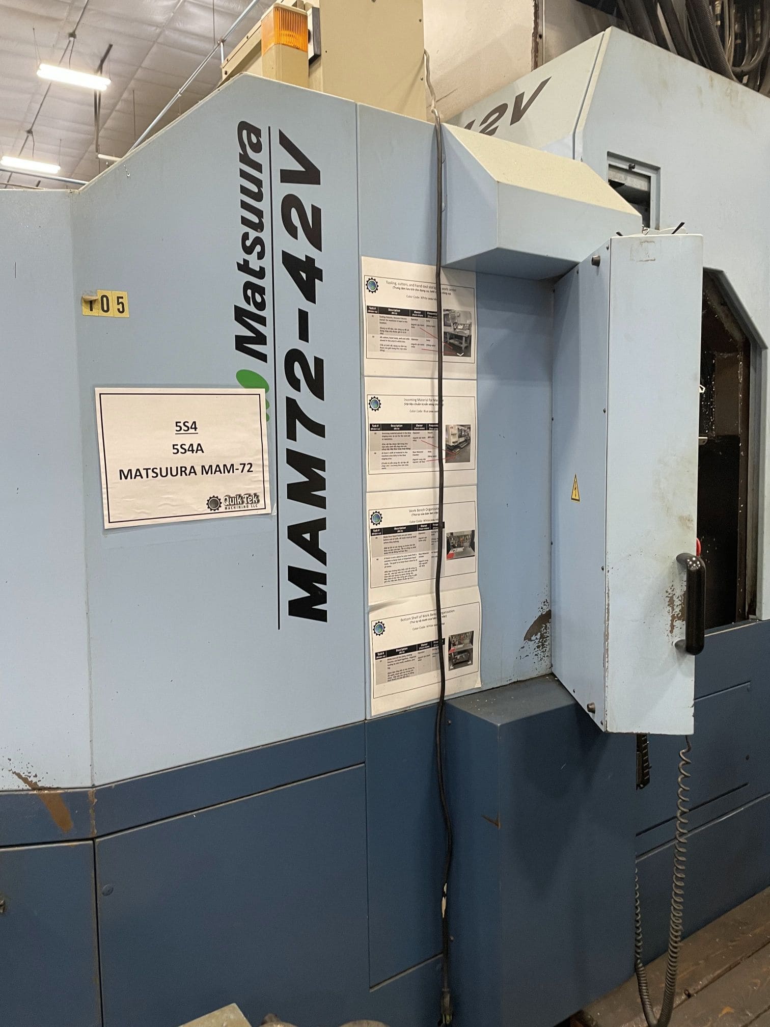 Matsuura MAM72-42V VMC - 2007, 5 Axis, Pallet Changer, 320 Tool ATC - Image 8