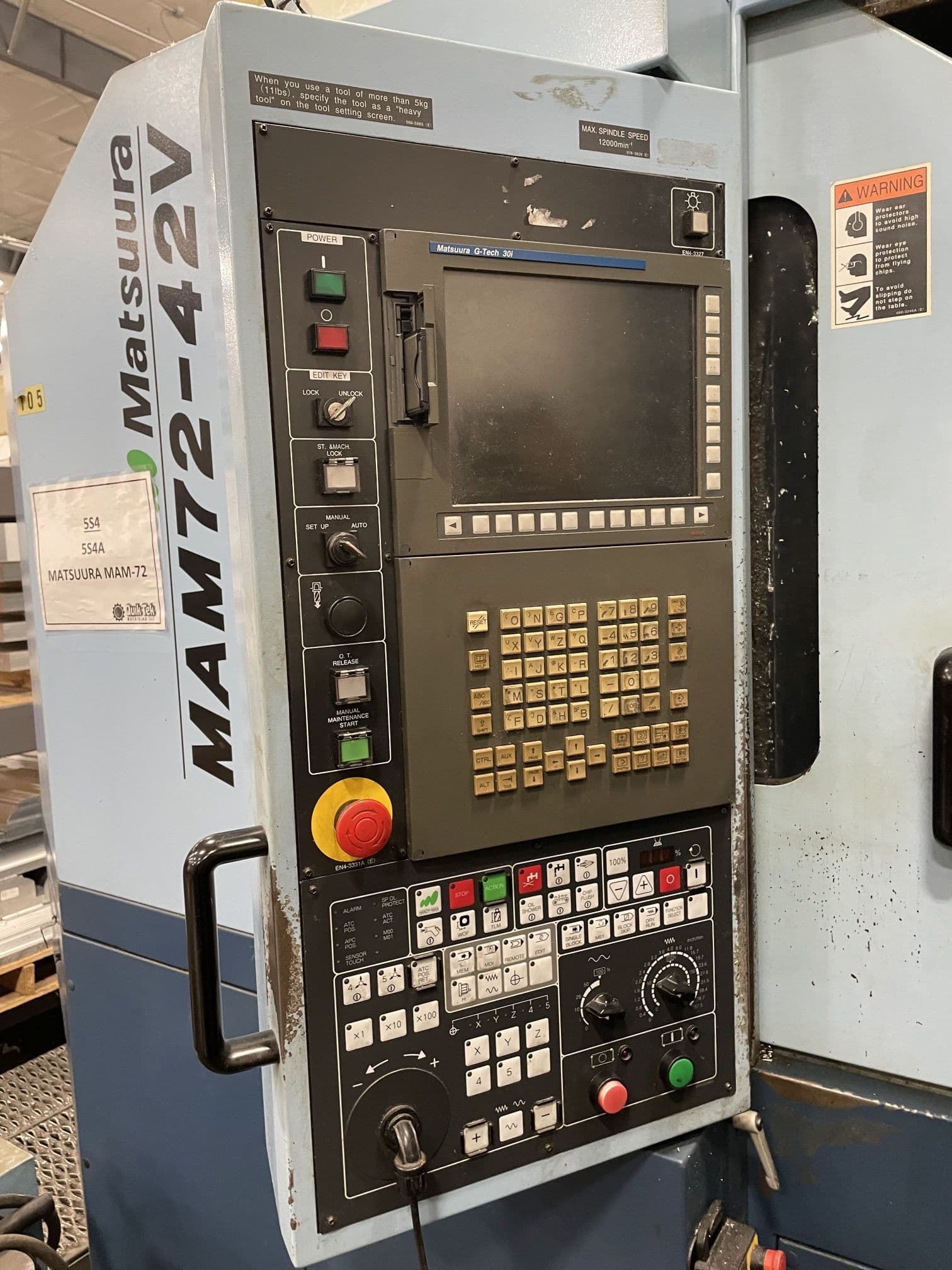 Matsuura MAM72-42V VMC - 2007, 5 Axis, Pallet Changer, 320 Tool ATC - Image 10