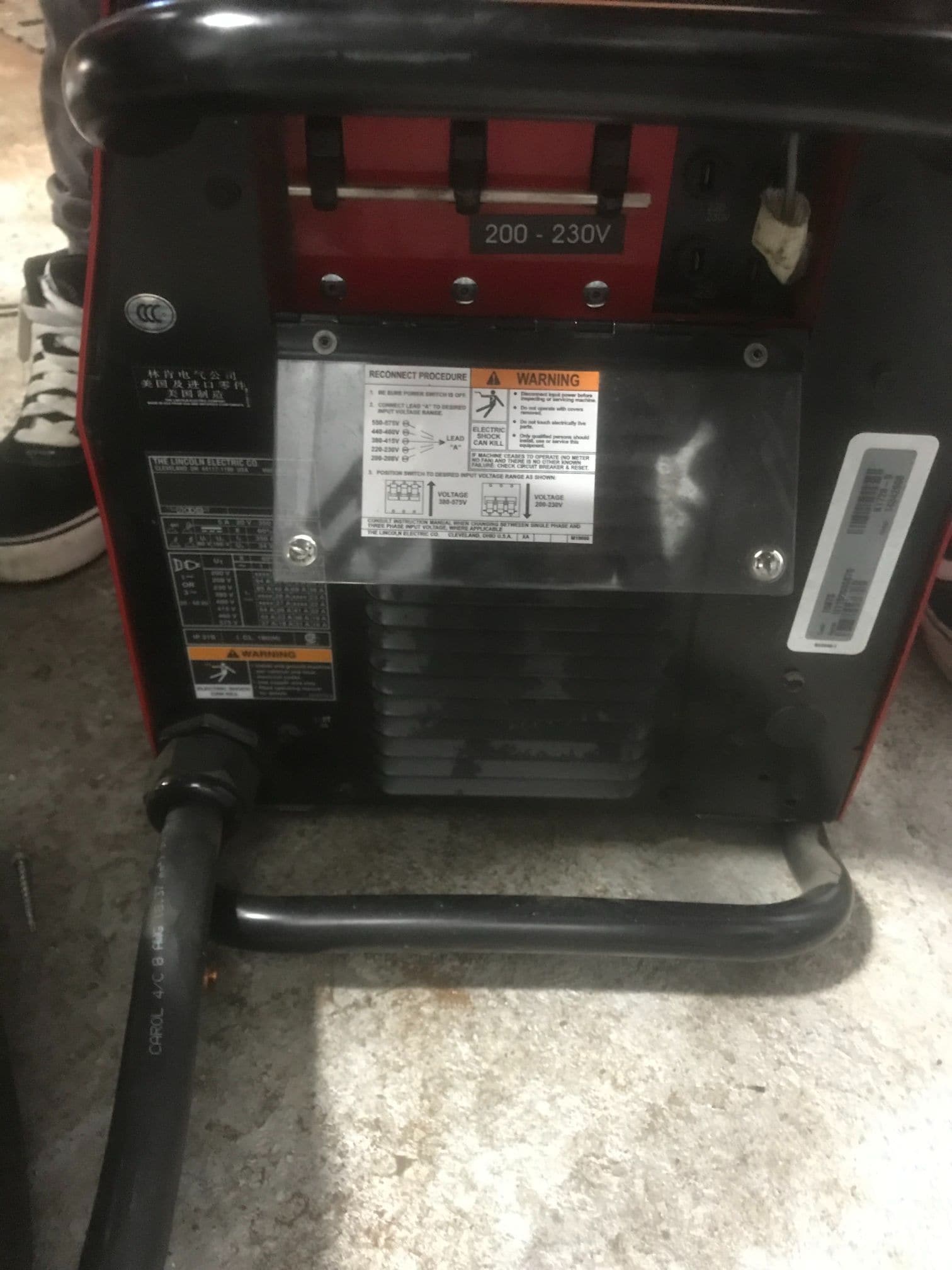Lincoln Invertec V350 PRO multiprocess welder model K2437-2, 2020 - Image 4