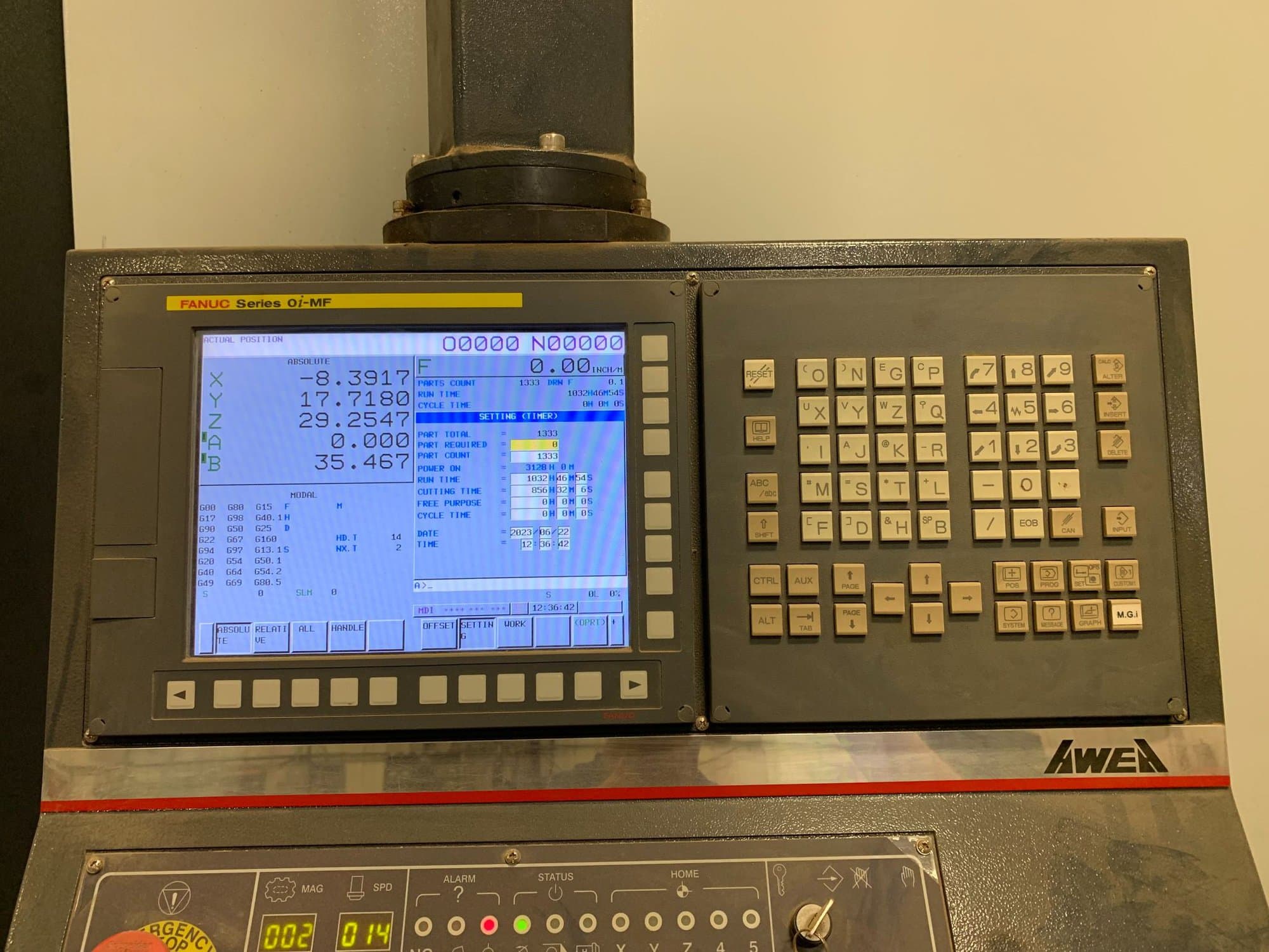 Yama Seiki BM2100 High Rigidity CNC VMC, 2019 - Fanuc, 4th Axis, CTS - Image 27