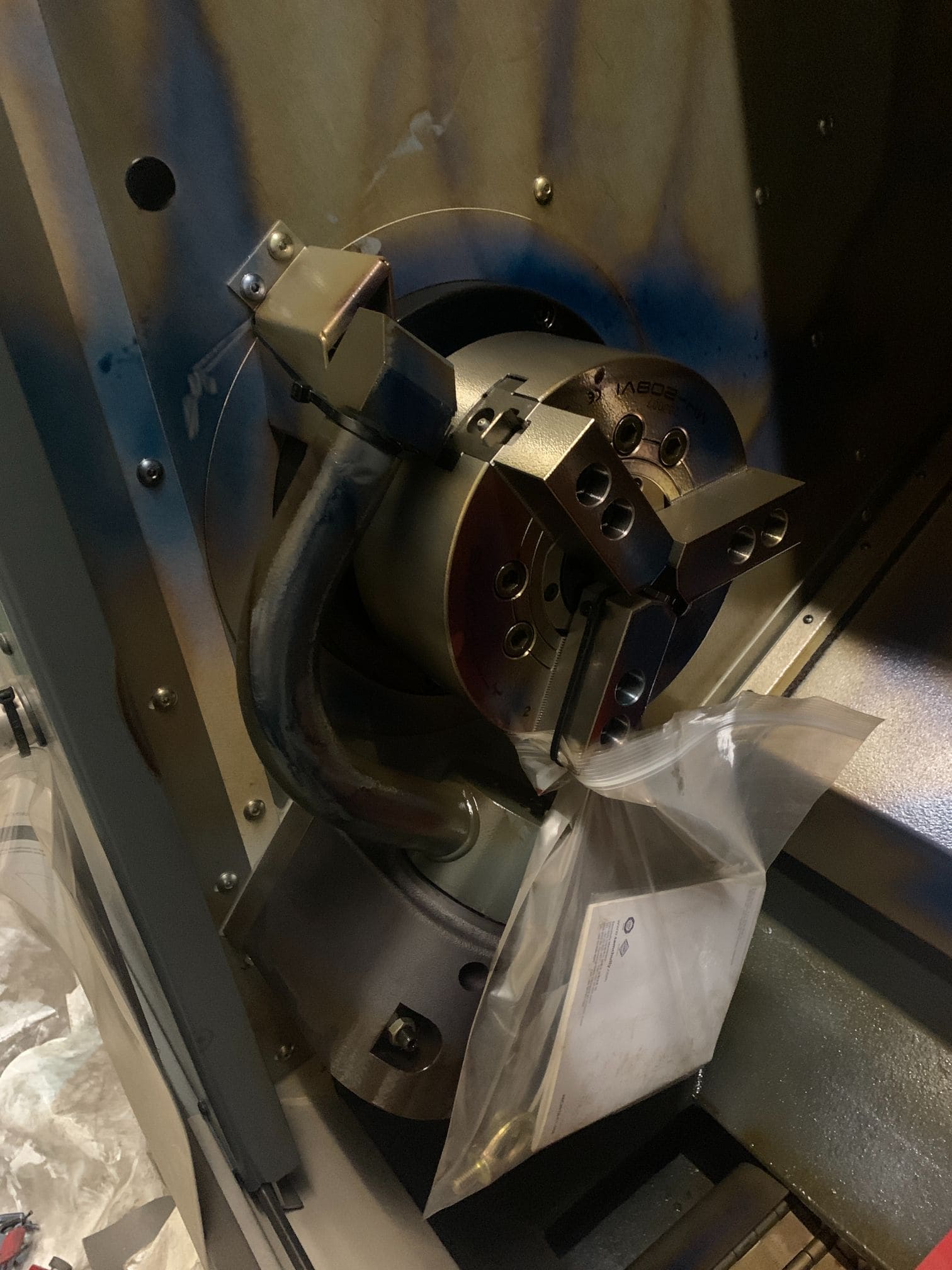 Haas ST-15 CNC Lathe, 2020 - NEW, never powered w/ tailstock and conveyor - Image 6