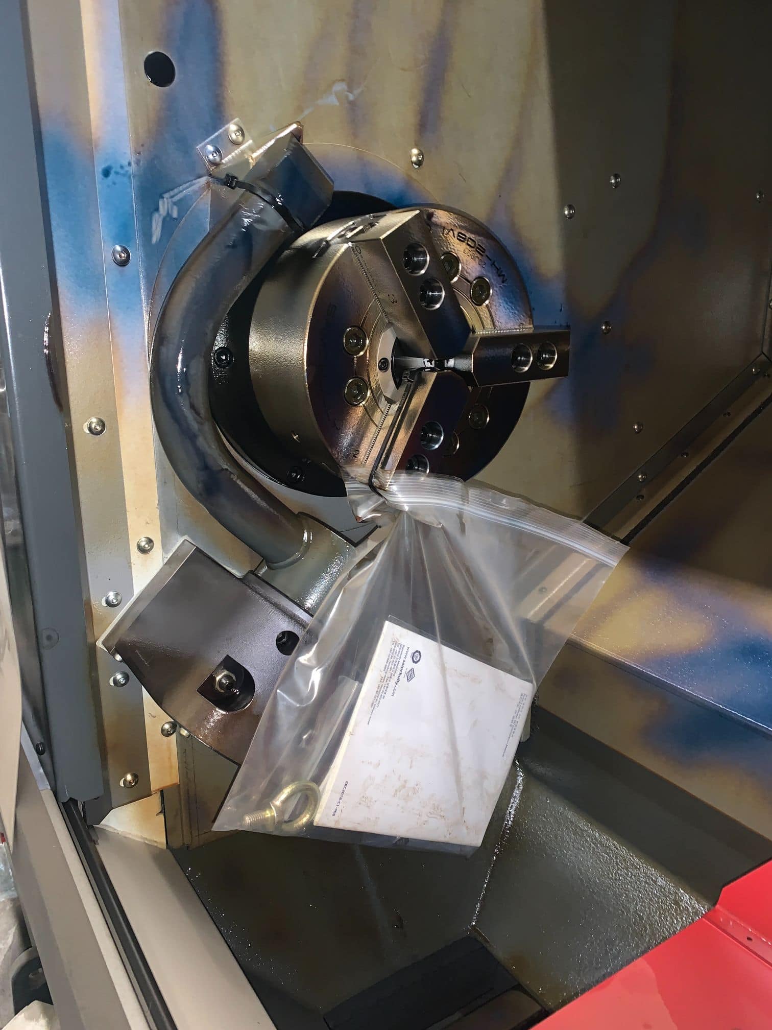 Haas ST-15 CNC Lathe, 2020 - NEW, never powered w/ tailstock and conveyor - Image 9