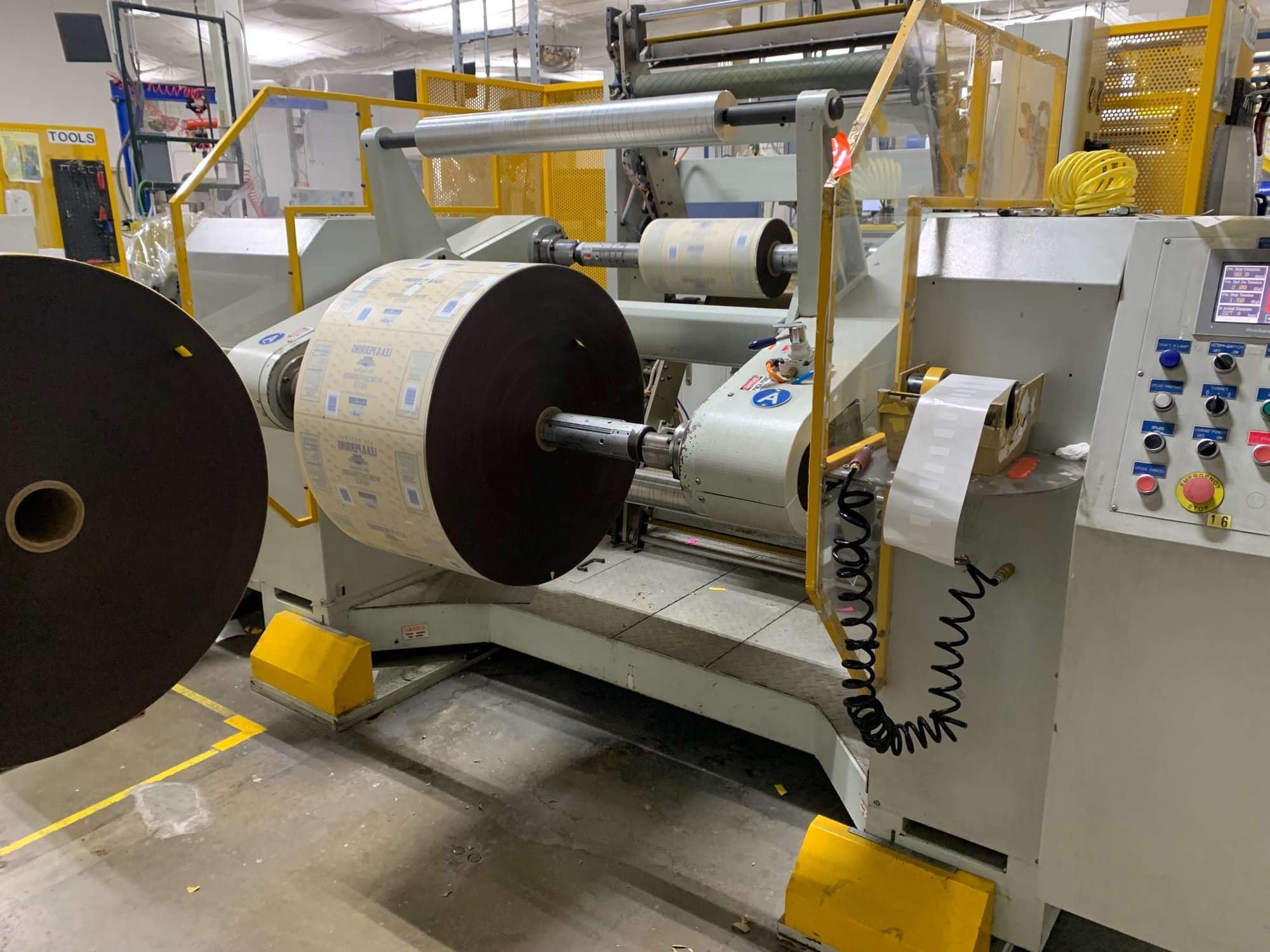 Karlville Seaming Machine For Shrink Labels, Unwind Unit, and Turret Rewind Unit, 2010 - Image 5