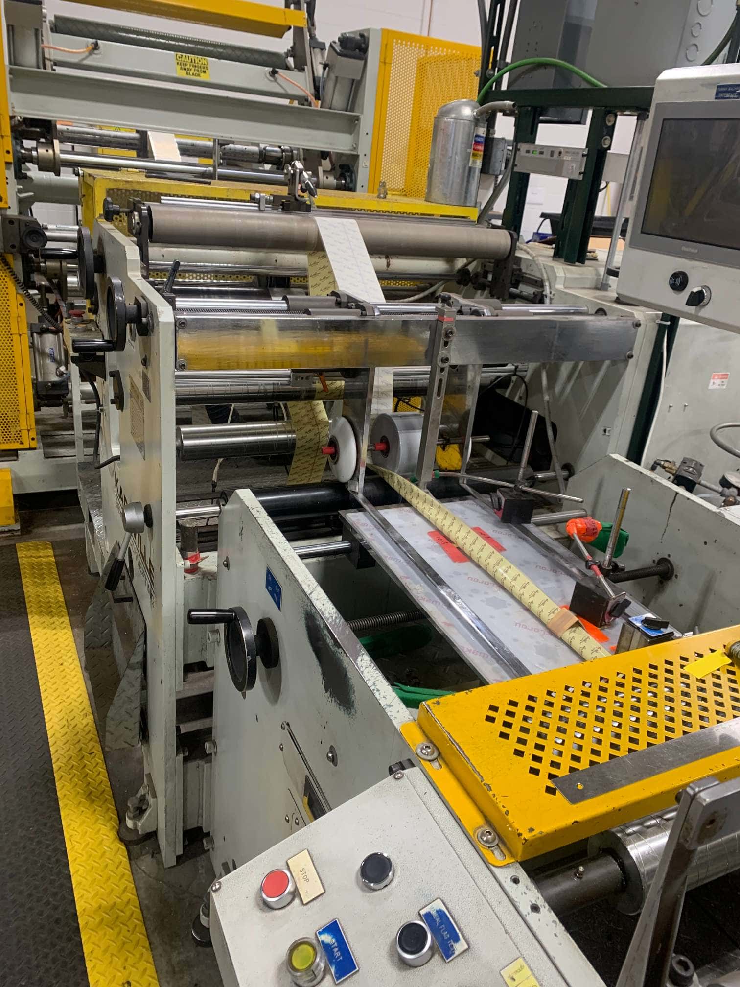 Karlville Seaming Machine For Shrink Labels, Unwind Unit, and Turret Rewind Unit, 2010 - Image 7