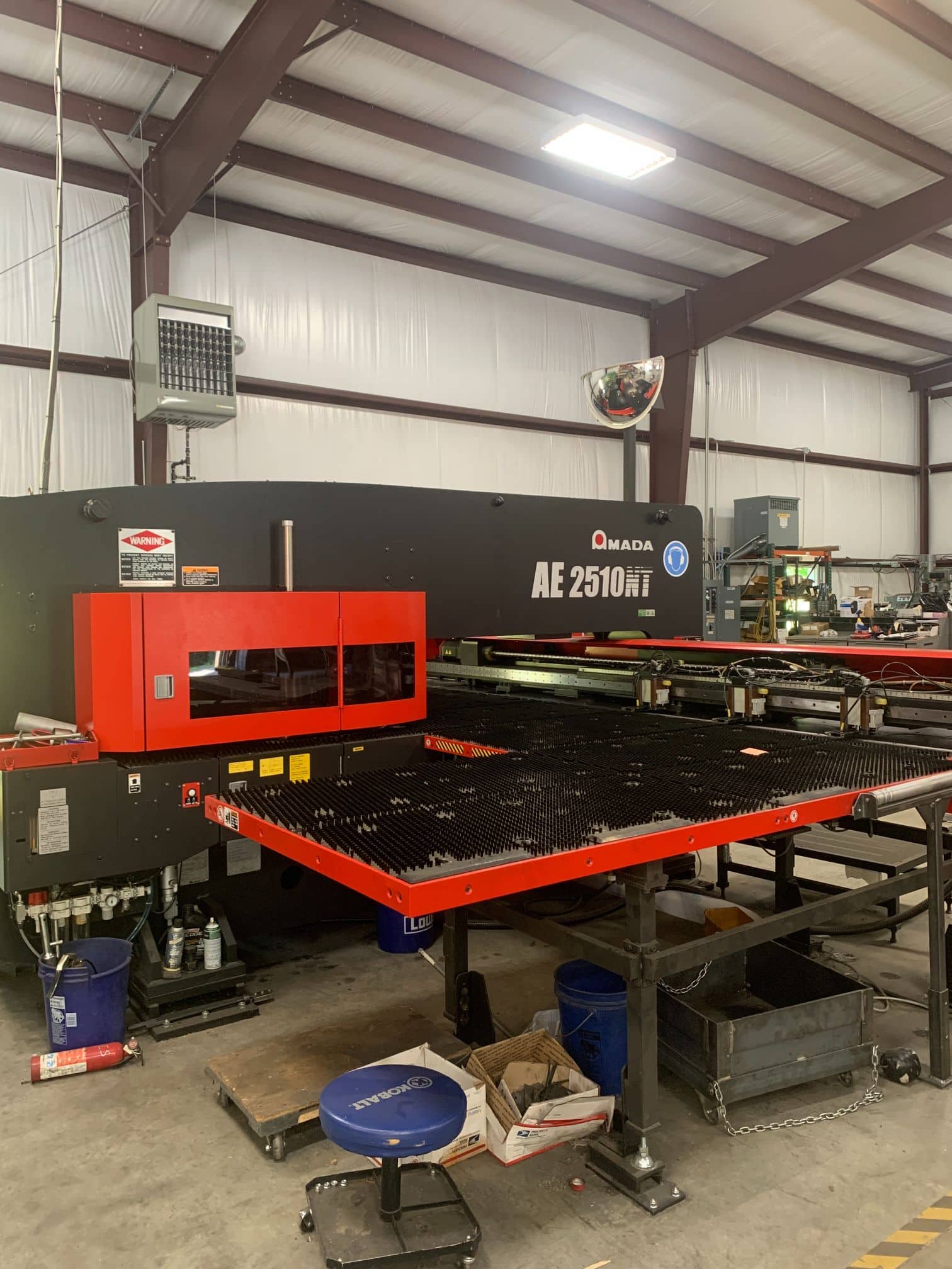 22 Ton Amada AE-2510NT CNC Turret Punch, 2020 - Low Hours - Image 8