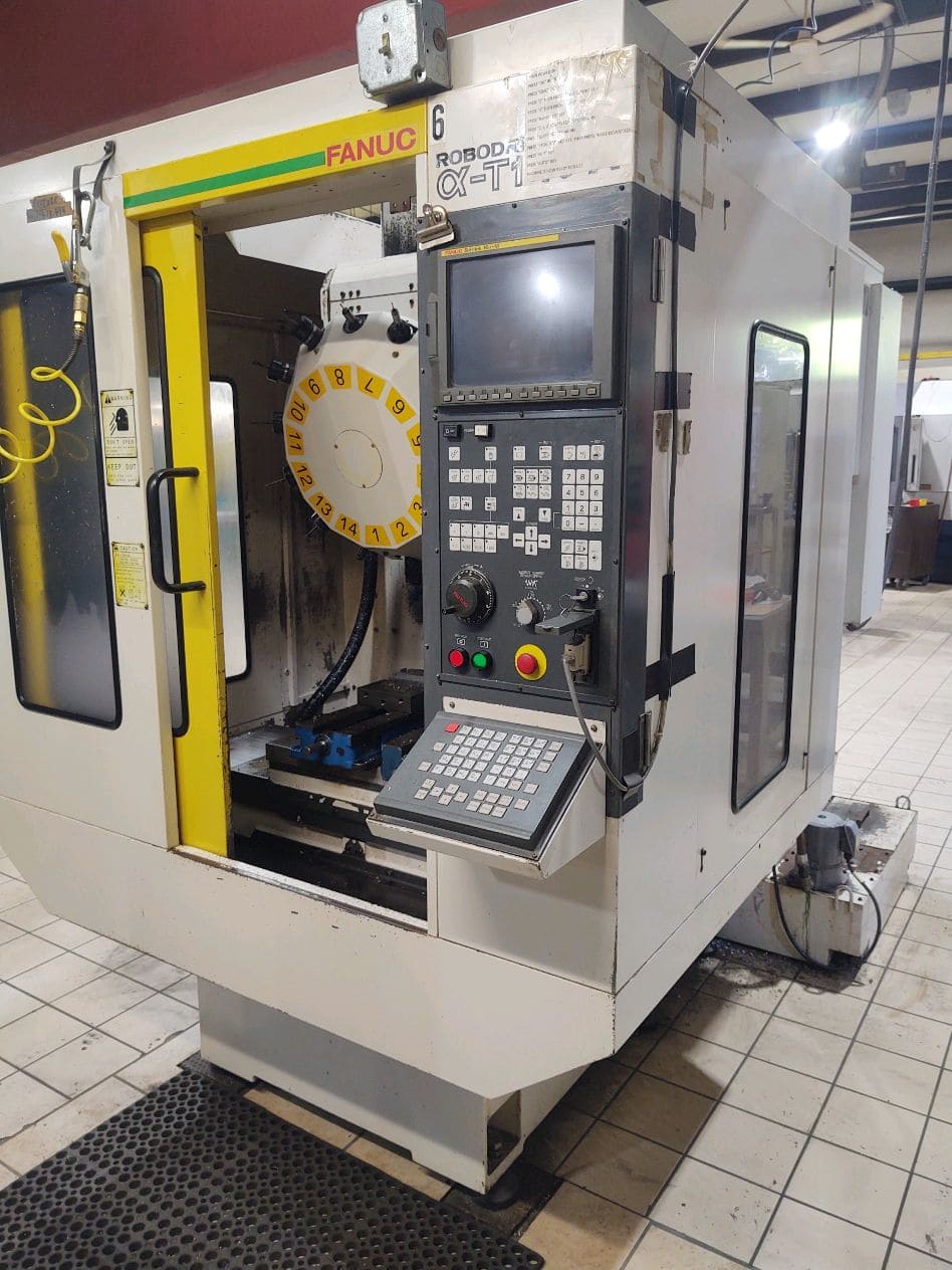 Fanuc Robodrill Alpha T-14iA Drill Tap VMC, 2000- 4th Axis Drive, Tooling Included - Image 2