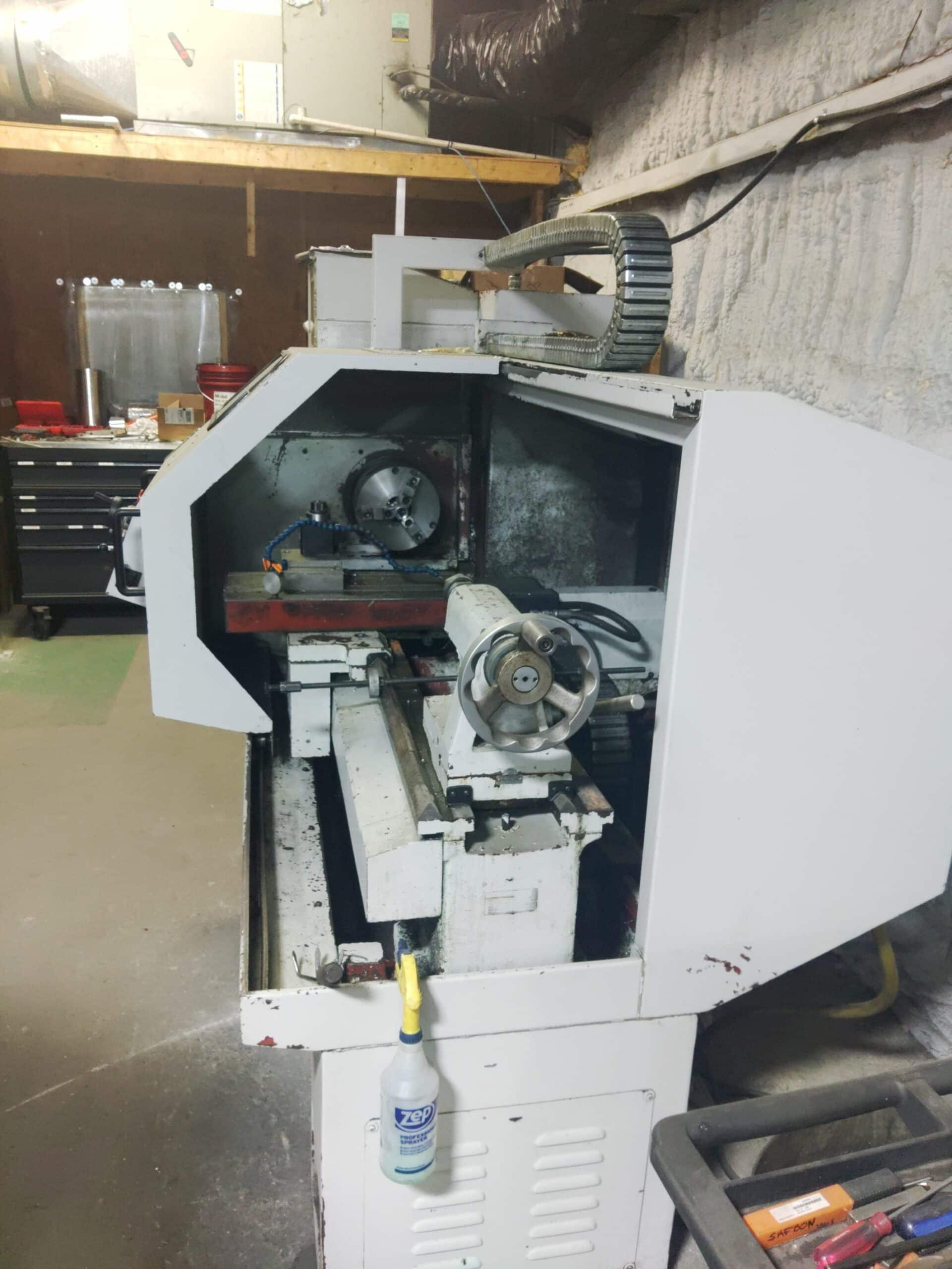 Milltronics ML17 Series B CNC Flat Bed Lathe, 2007 - Centurion 6 Control, 8" 3-Jaw Chuck & Tailstock!
