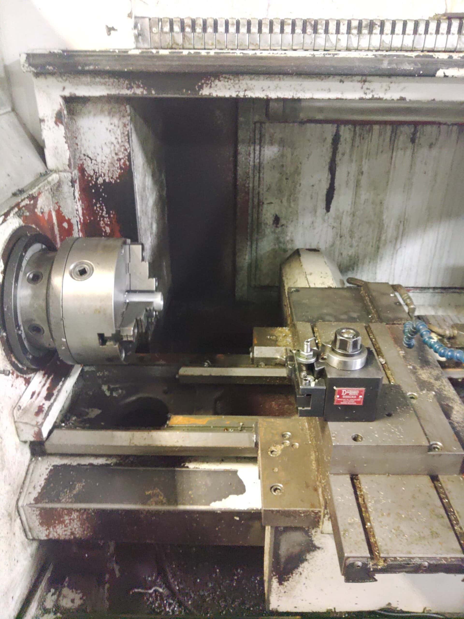 Milltronics ML17 Series B CNC Flat Bed Lathe, 2007 - Centurion 6 Control, 8" 3-Jaw Chuck & Tailstock! - Image 4