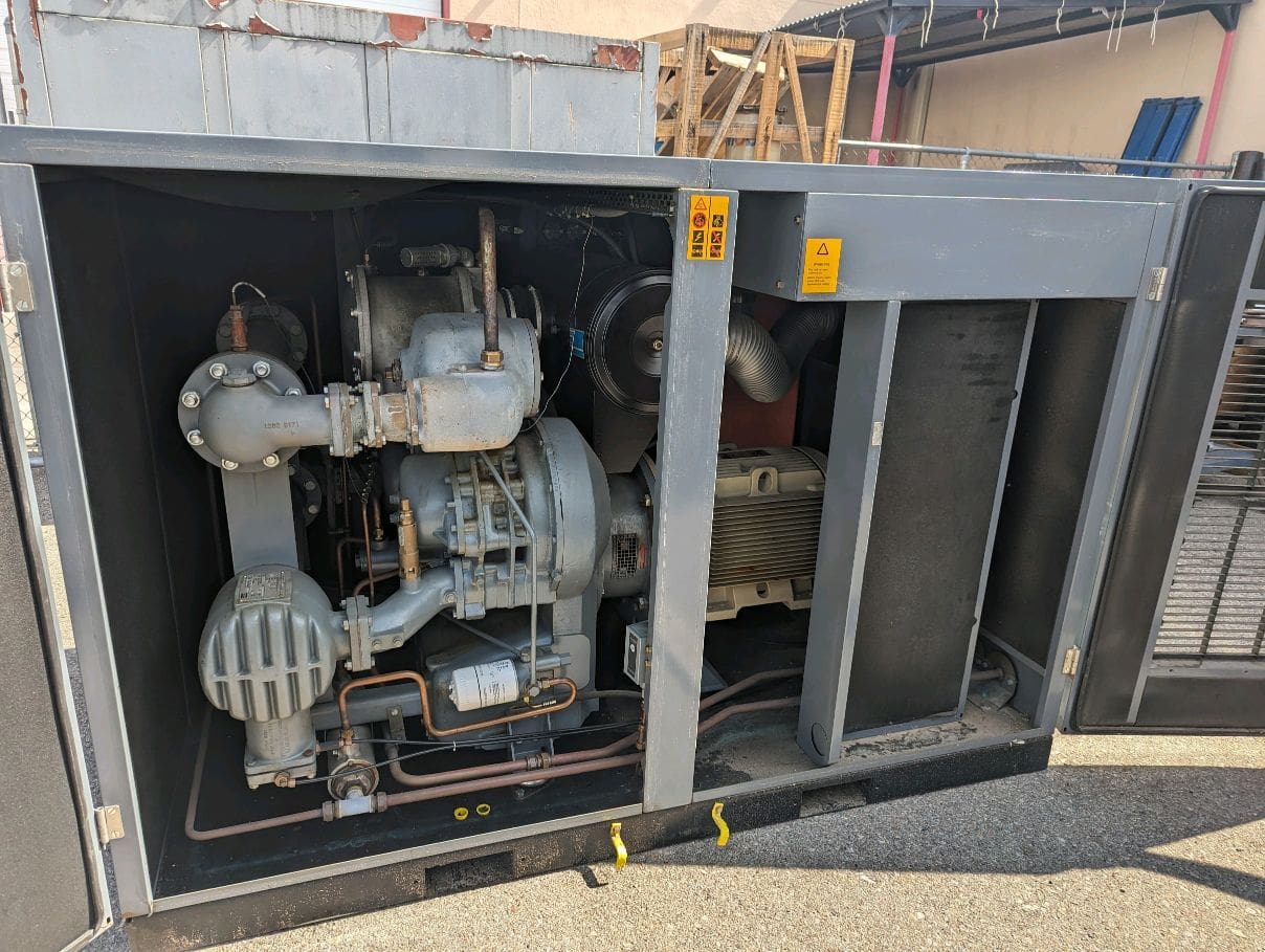 60 HP Atlas Copco ZR45 Rotary Screw Air Compressor, 1993 - Image 9