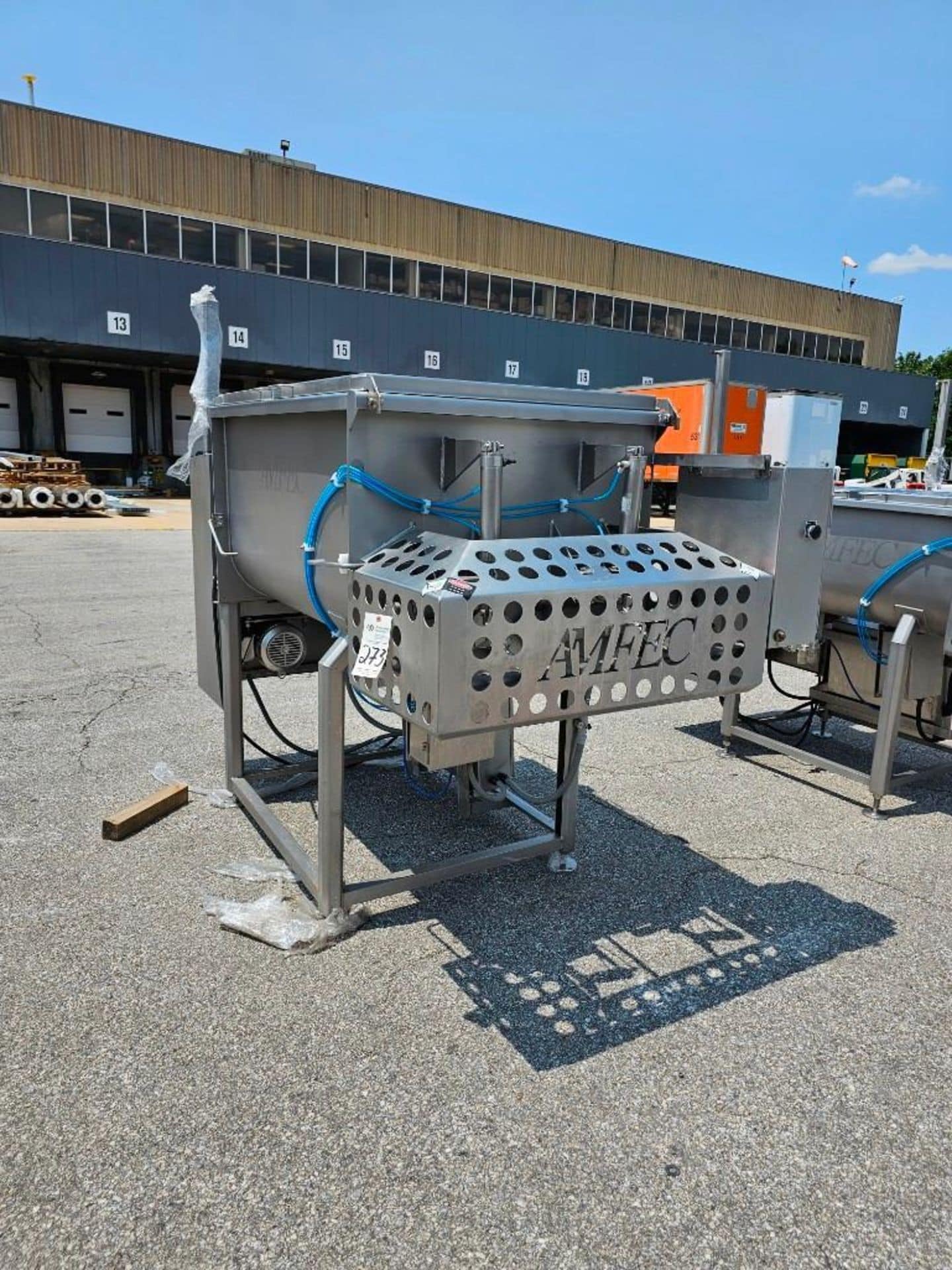amfec-model-510-twin-shaft-stainless-steel-paddle-mixer-lot273 1999 haas vf-6 cnc vertical machining center