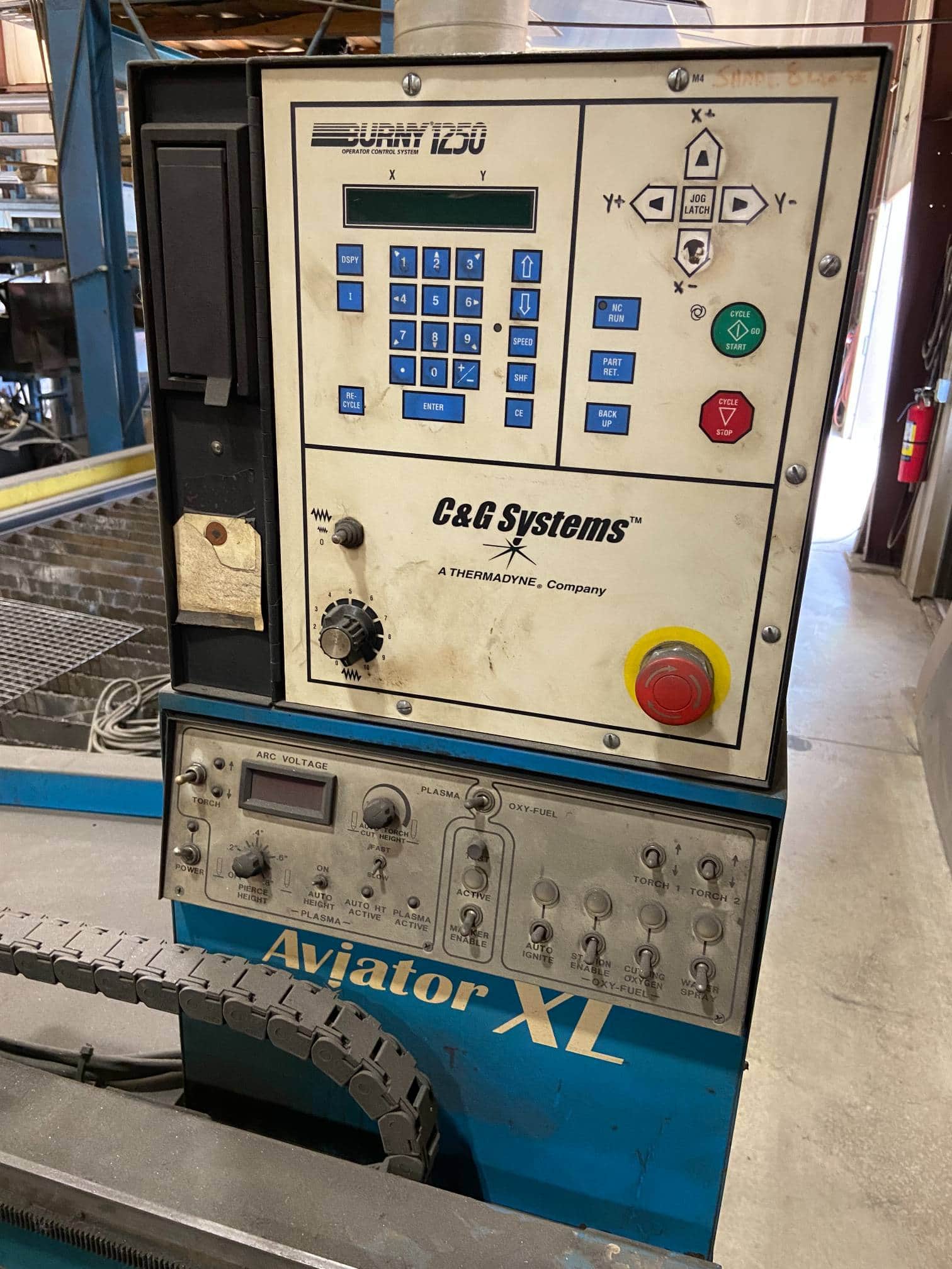 5.5' x 12.6' C & G Aviator XL CNC Plasma Cutter, 2000 - Image 4