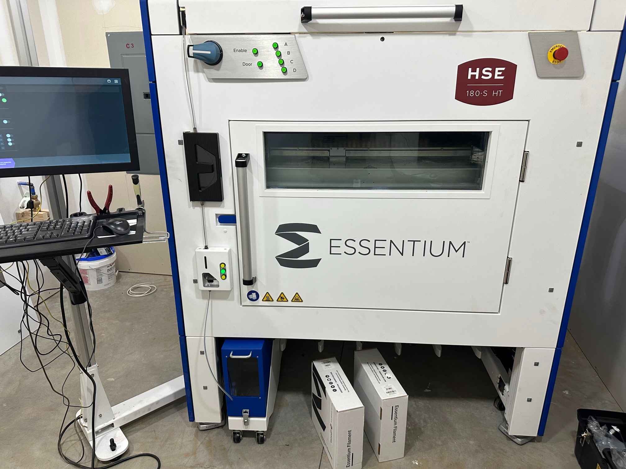 Essentium HSE 180S HT 3D Printer, 2022 - Needs out ASAP!