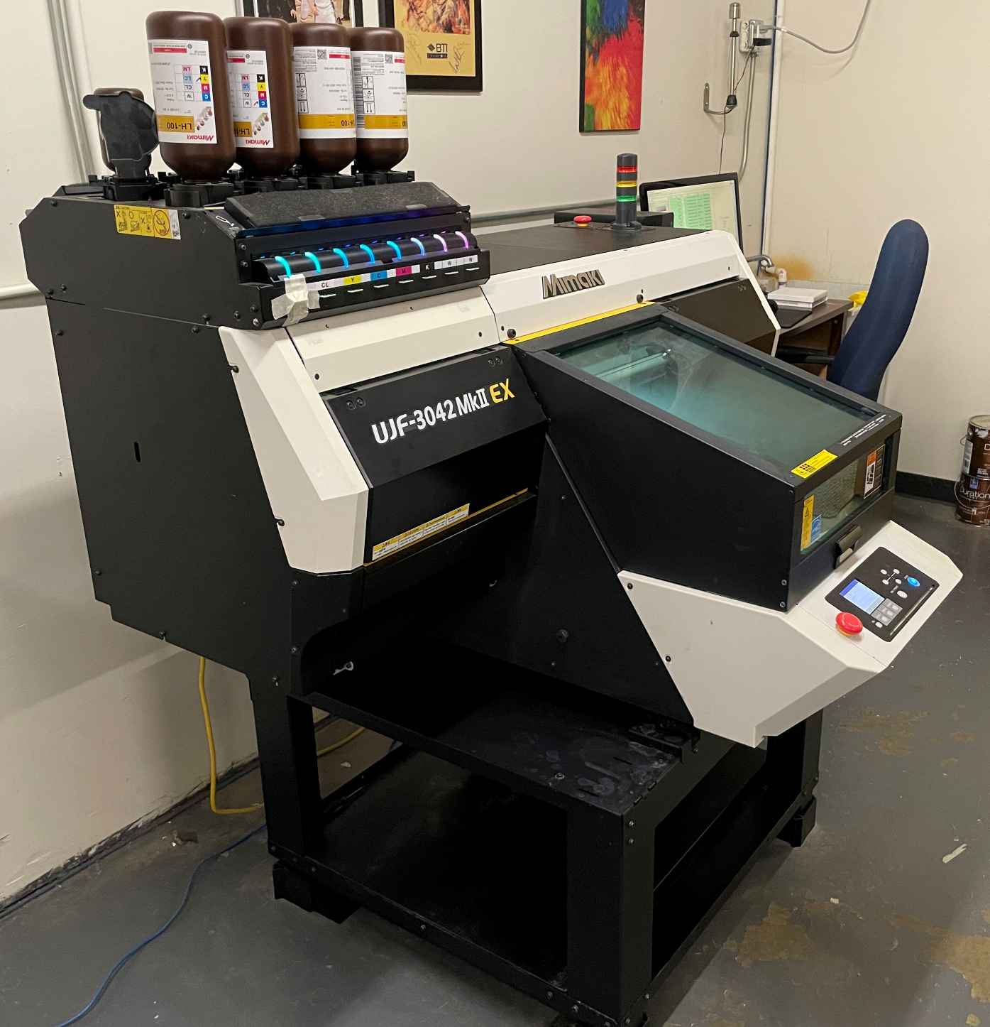 Mimaki UJF-3042 Mk II EX Color Inkjet Printer, 2018 - Image 3