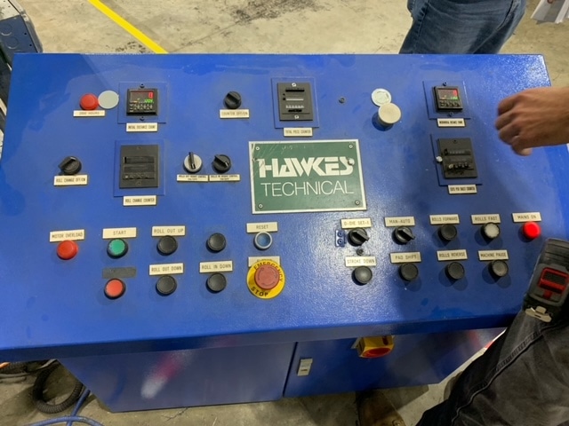 Hawkes 150 Ton Hydraulic Beam Press, 2001 - 58" x 42" Table - Image 6
