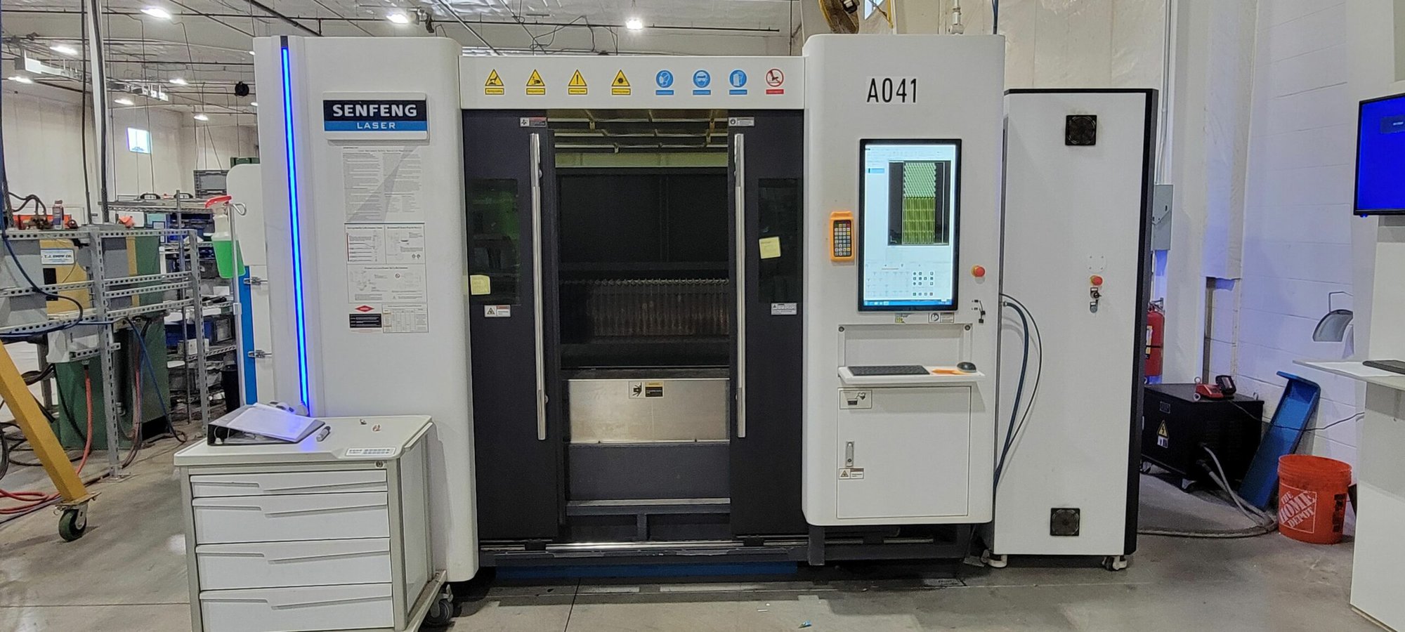 2000 Watt SenFeng 3015H Space Saver Fiber Laser, 2021