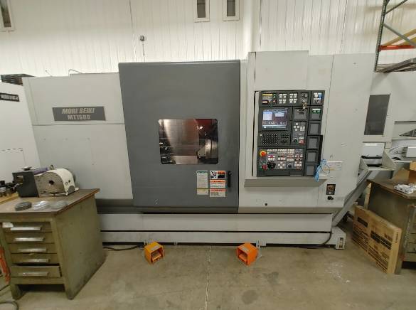 Mori Seiki MT1500SZ CNC Turn Mill Lathe, 2003 - TSC, Capto C5 Tooling, 12K Milling, Part Catcher, Conveyor