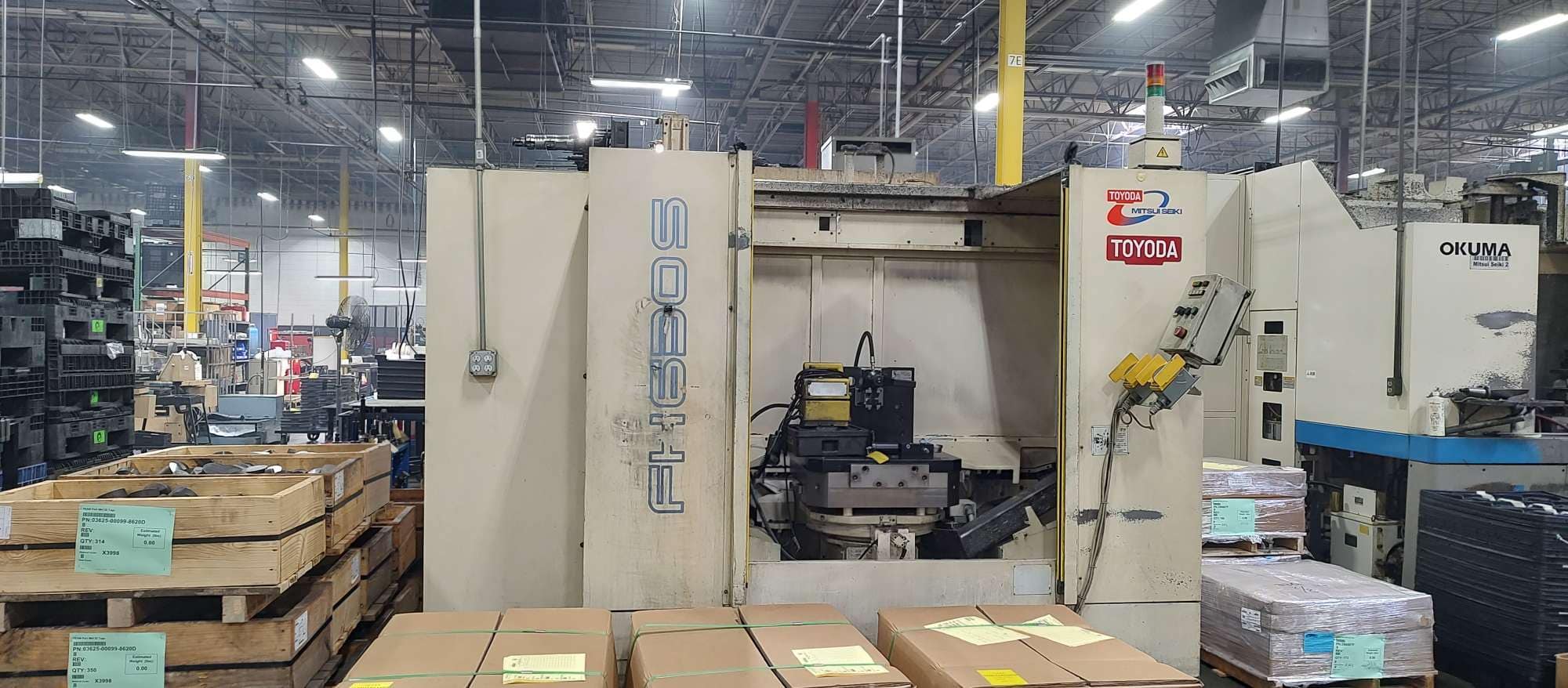 Toyoda 630mm FH630S CNC Horizontal Machining Center, 2005 - HMC (Two Available)