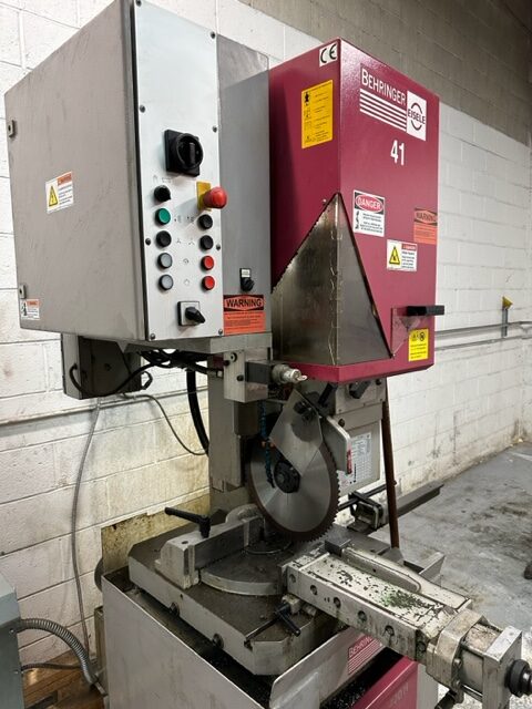 Behringer VMS400H Cold Saw, 2009 - Available immediately