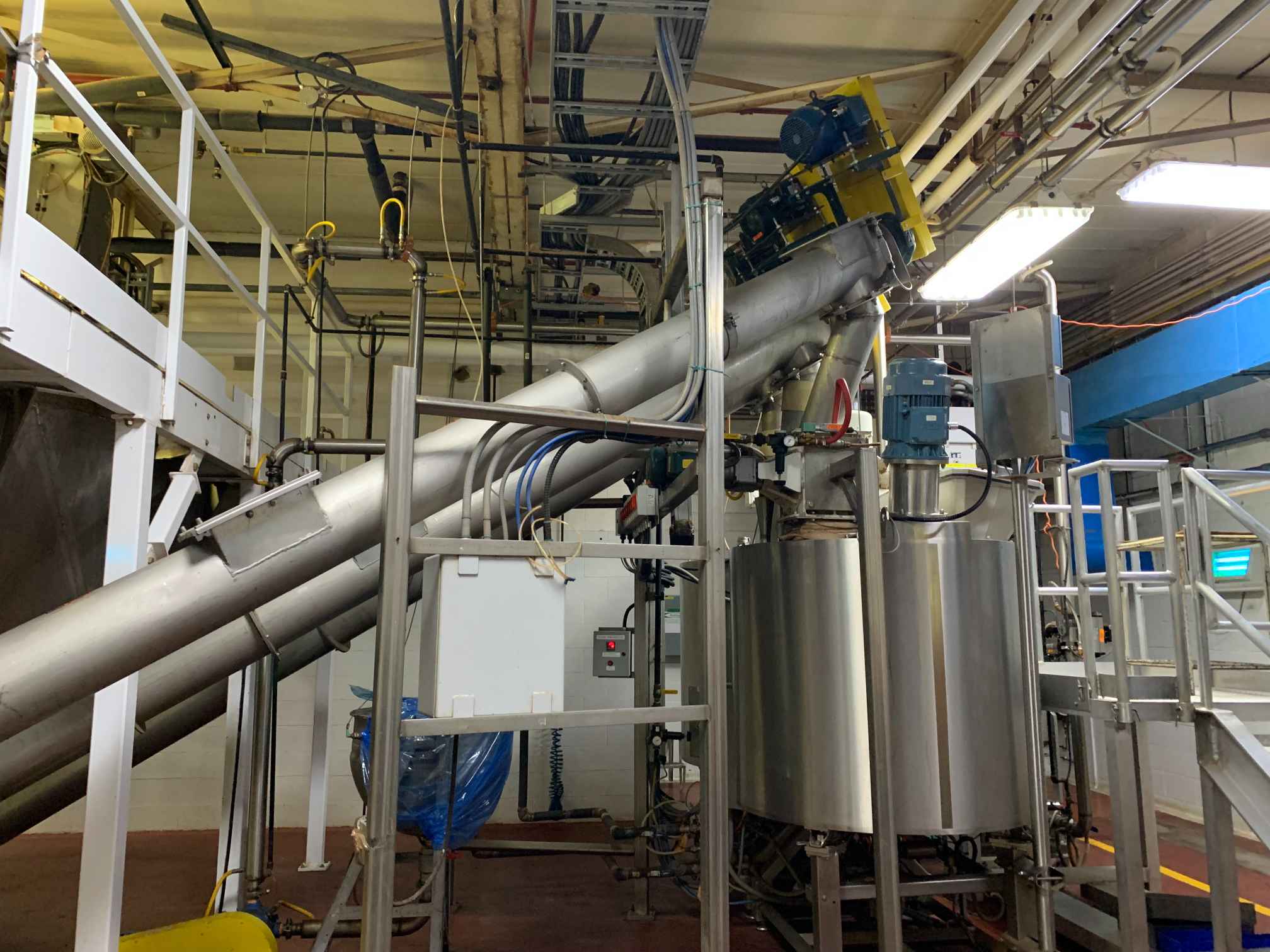 Buhler Bead Mill NOVA 4000 Complete System, 2016 - Includes Ball Mill, Tanks, Dosing System, Platforms - Image 12