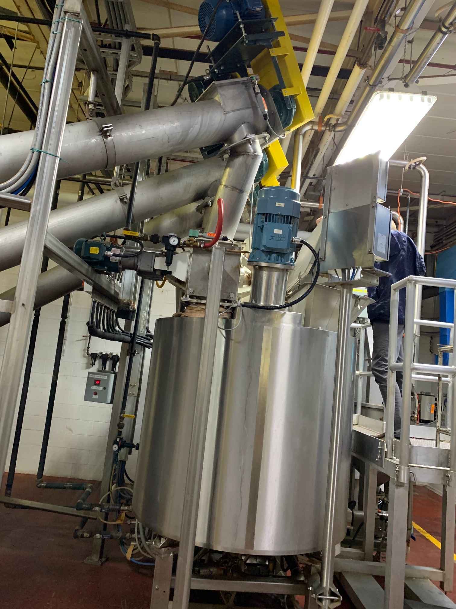 Buhler Bead Mill NOVA 4000 Complete System, 2016 - Includes Ball Mill, Tanks, Dosing System, Platforms - Image 13