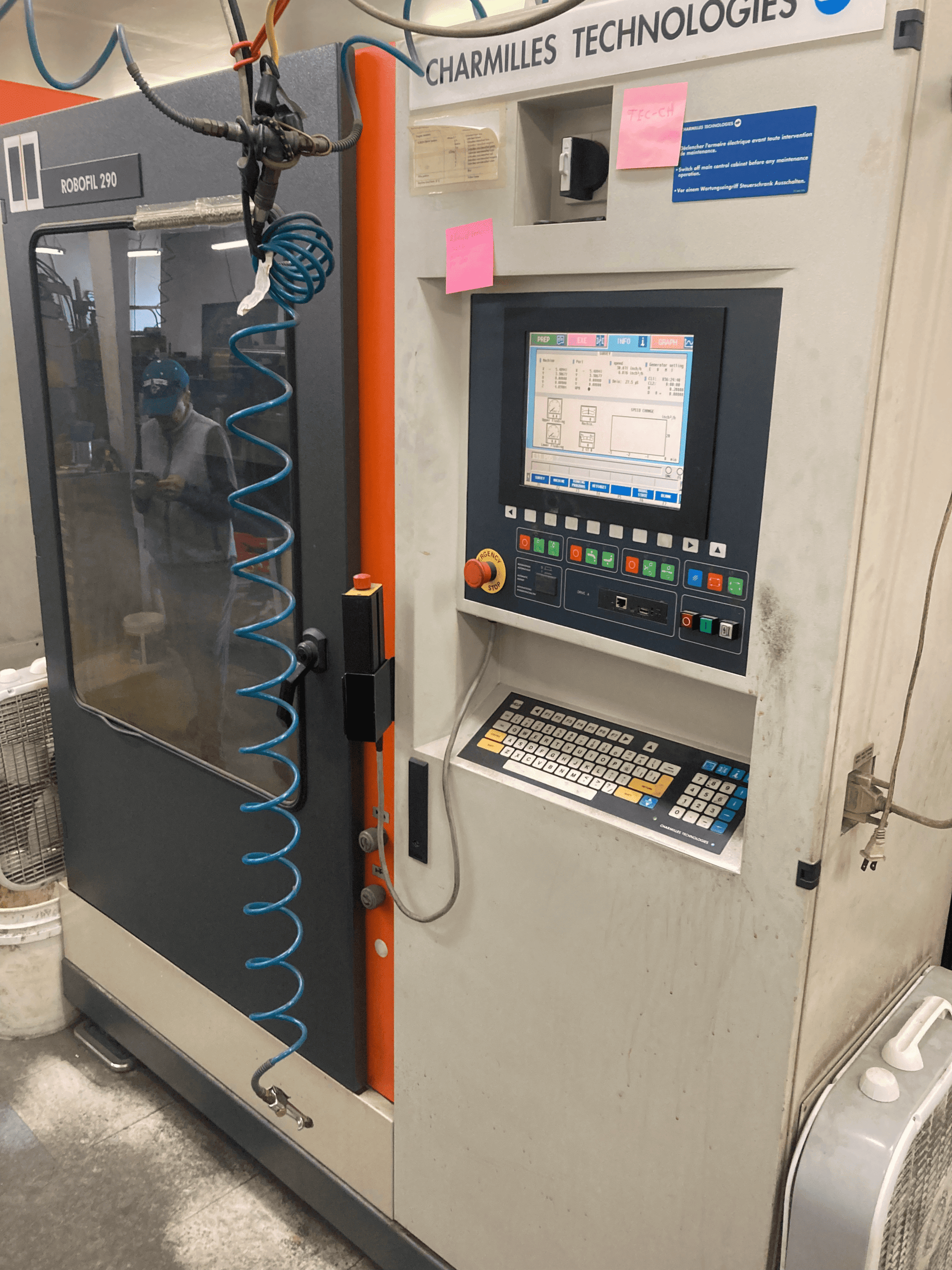 1997 charmilles wire edm machine