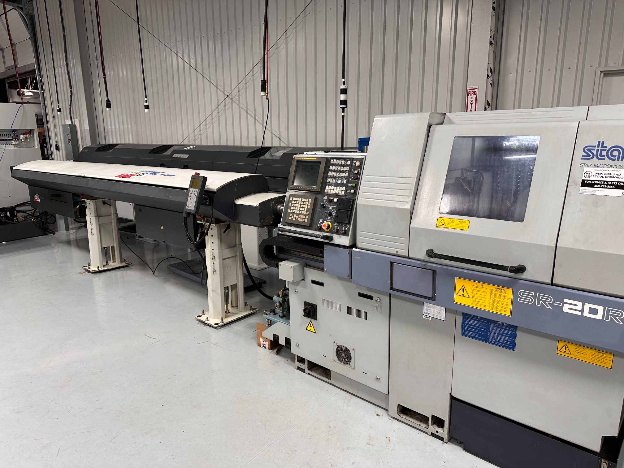 Star SR-20R Swiss CNC Lathe, 2000 - Bar Feeder - Image 2