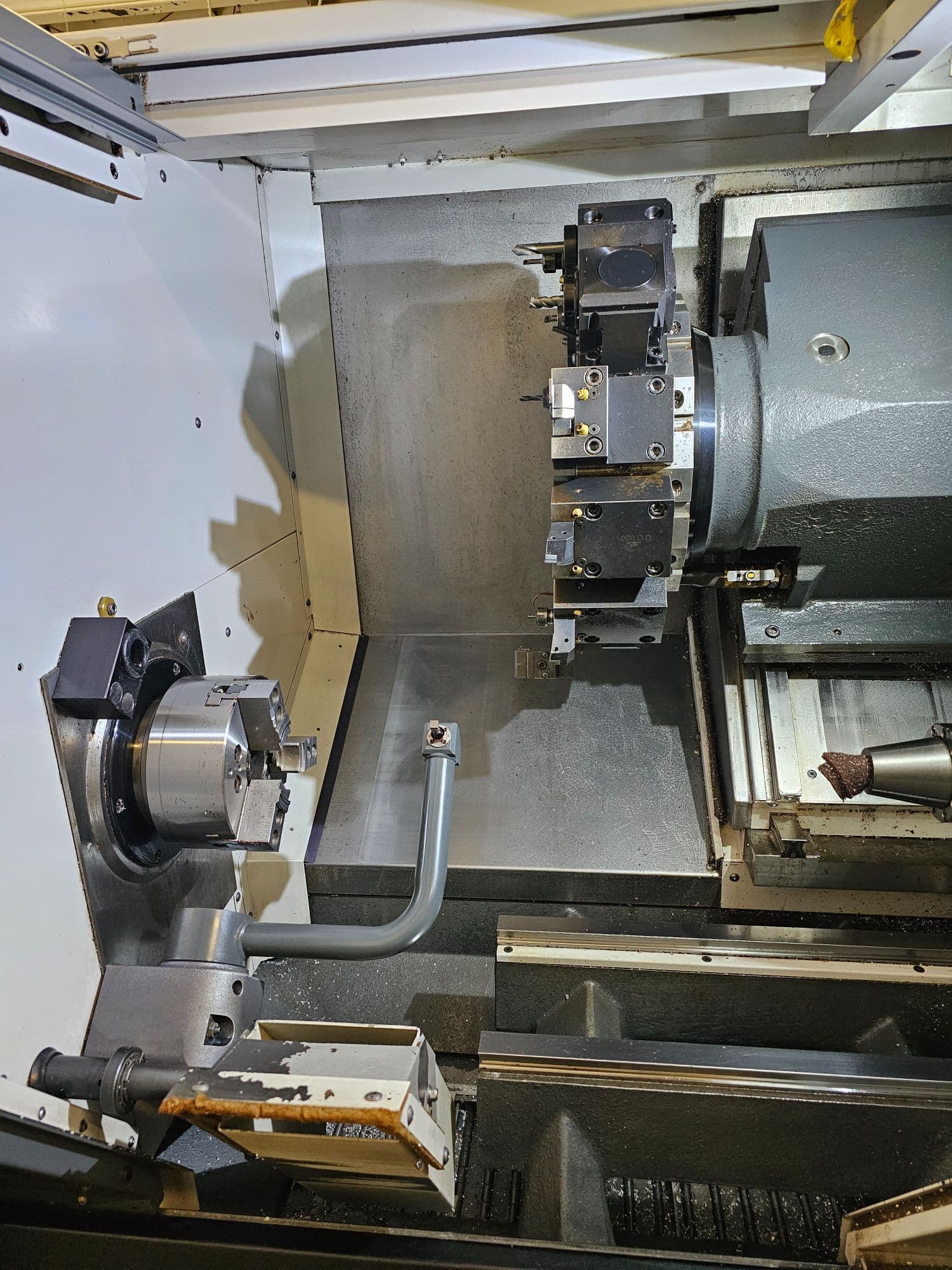 Haas ST-20Y CNC Lathe, 2018 - Live Tooling, Tailstock, Tool Presetter - Image 3