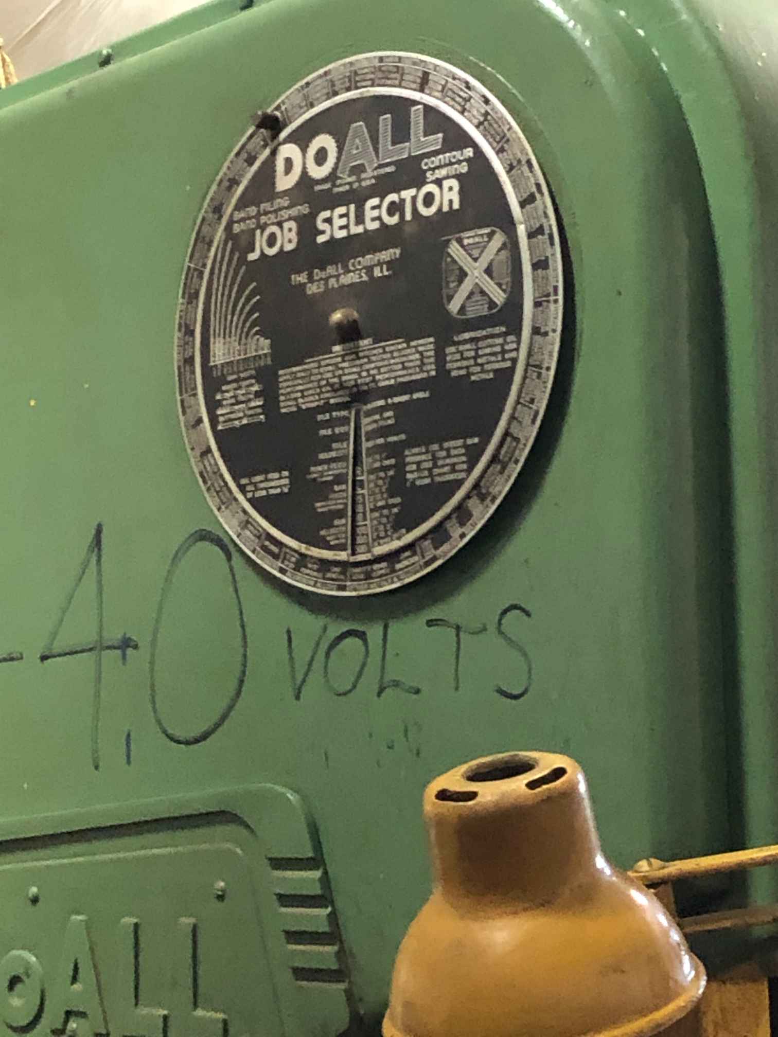 Doall MP-20 Vertical Band Saw, 1960 - Image 3