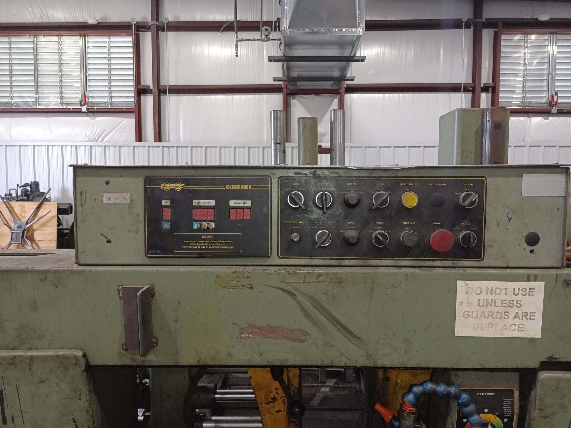 12" X 12" Hyd-Mech H-12A Horizontal Band Saw, 1999 - Image 3