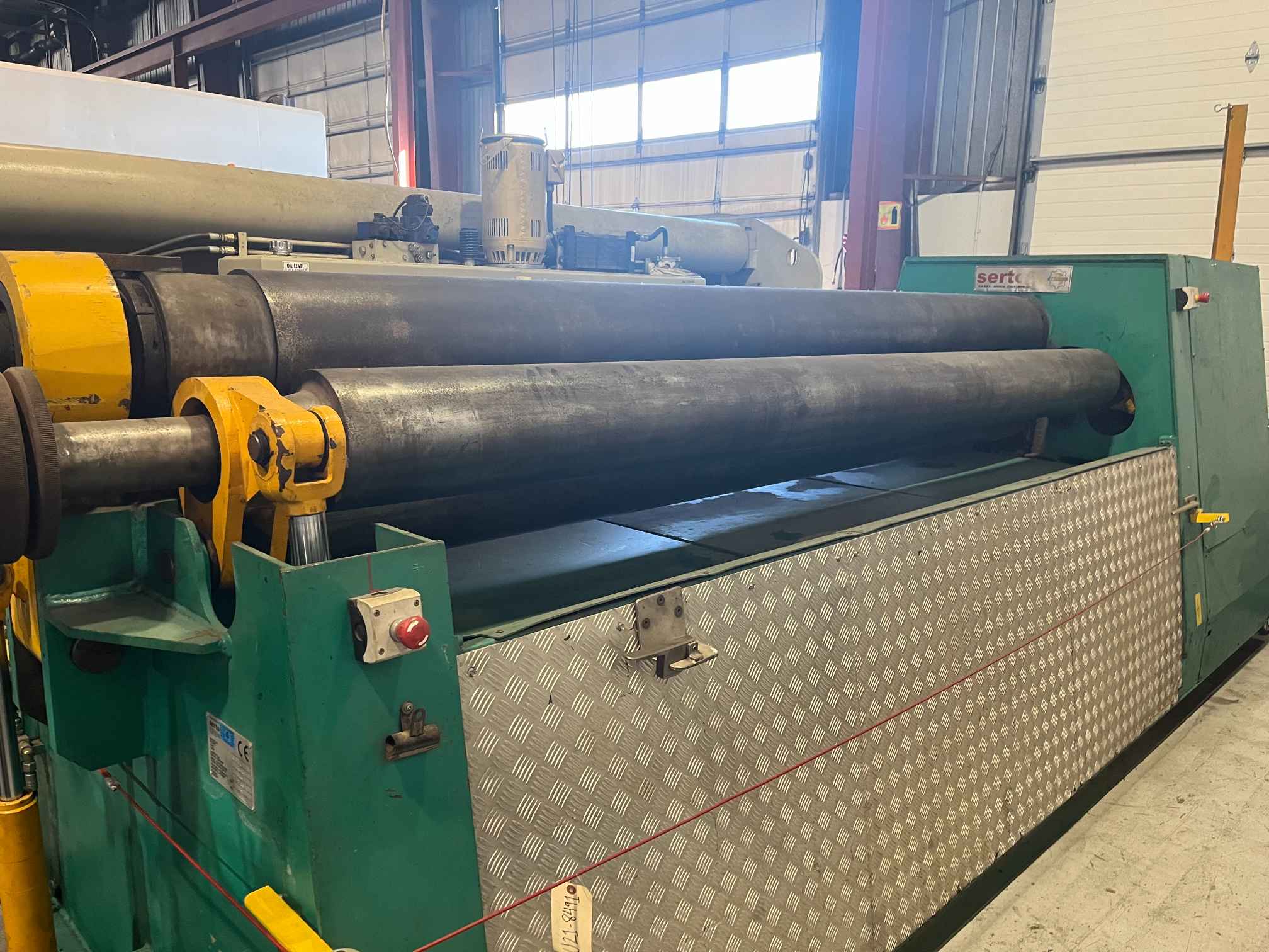 3/8" x 10' Sertom RIMI 4RP 10-30 4 Roll Plate Roll