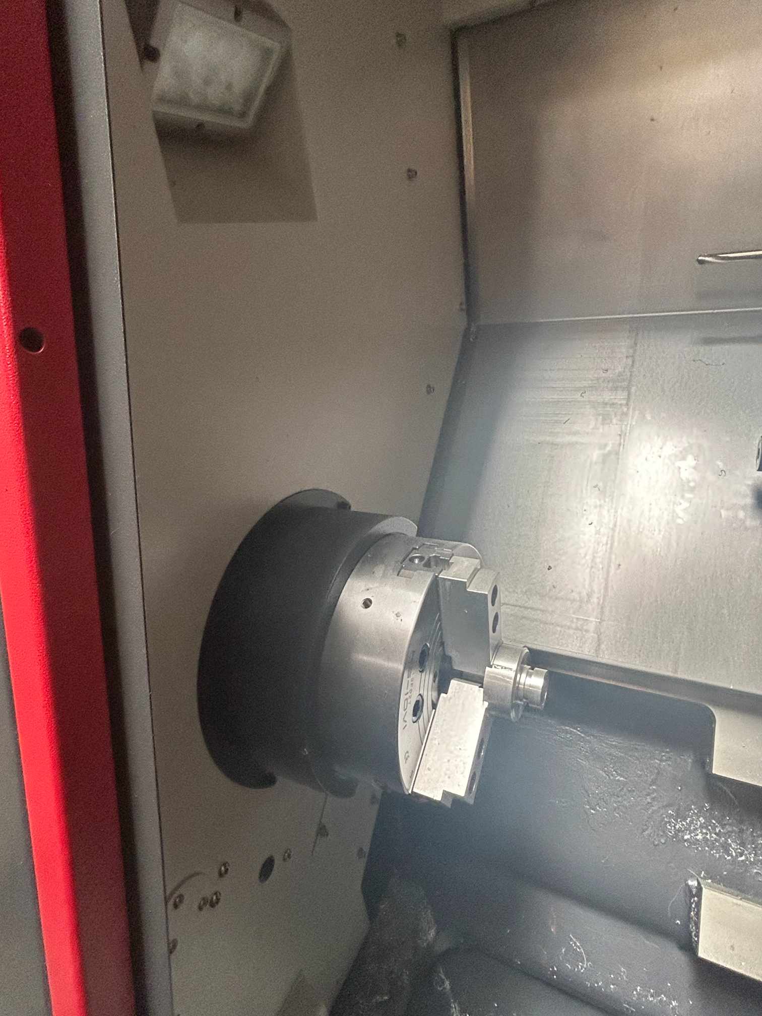Samsung SL25E CNC Lathe, 2019 - Tailstock, Chip Conveyor, Fanuc Control - Image 5