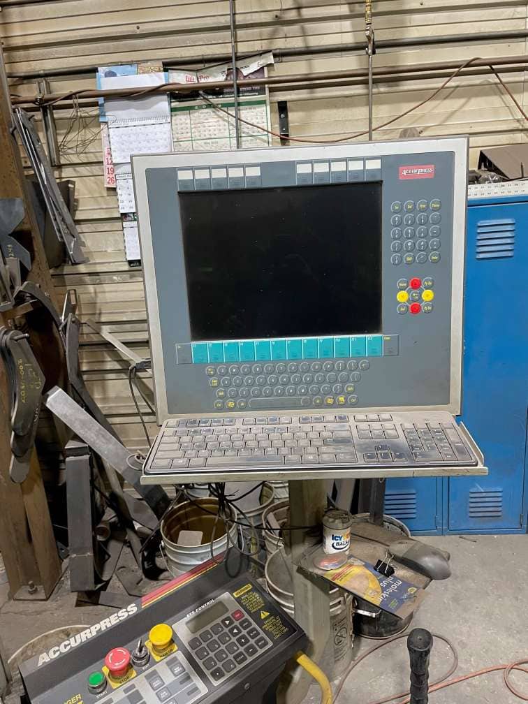 320 Ton x 14' Accurpress Advantage 732014 CNC Press Brake, 2008 - ETS-3000 Control, 2 Axis Back Gauge - Image 6