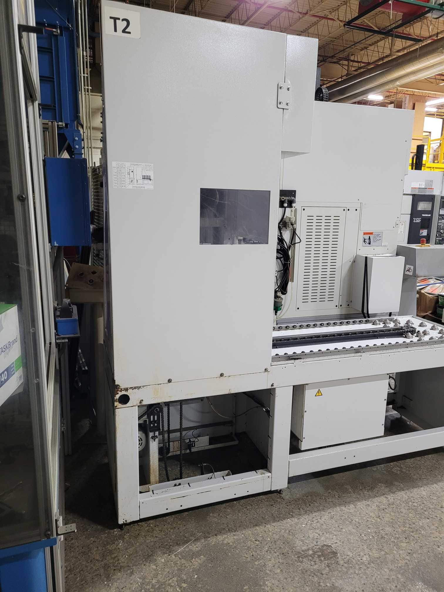 Takisawa TCC-2100G L2 CNC Lathe, 2017. Chip Conveyor, Carousel Feeder, Fanuc Control - Image 6