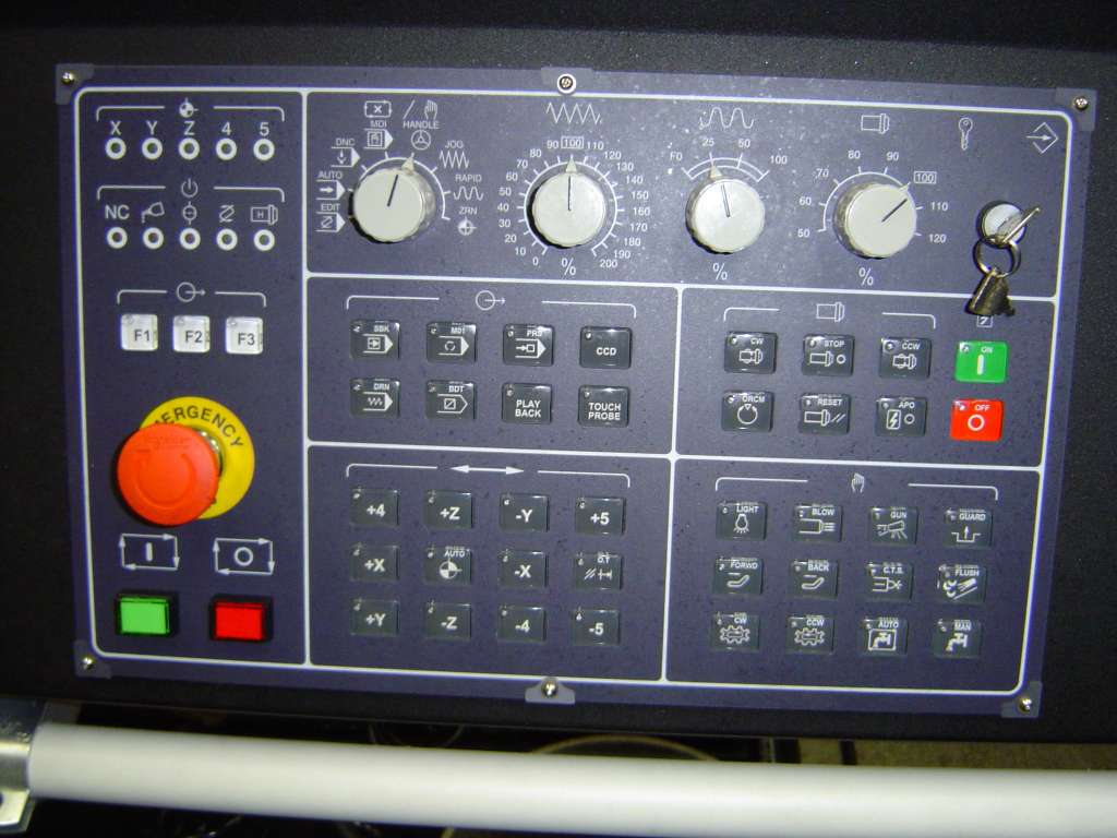 Ganesh Genmill 2416 CNC VMC 2020-TSC, Probing, 4th&5th Axis Pre-Wired, Low Hours - Image 6