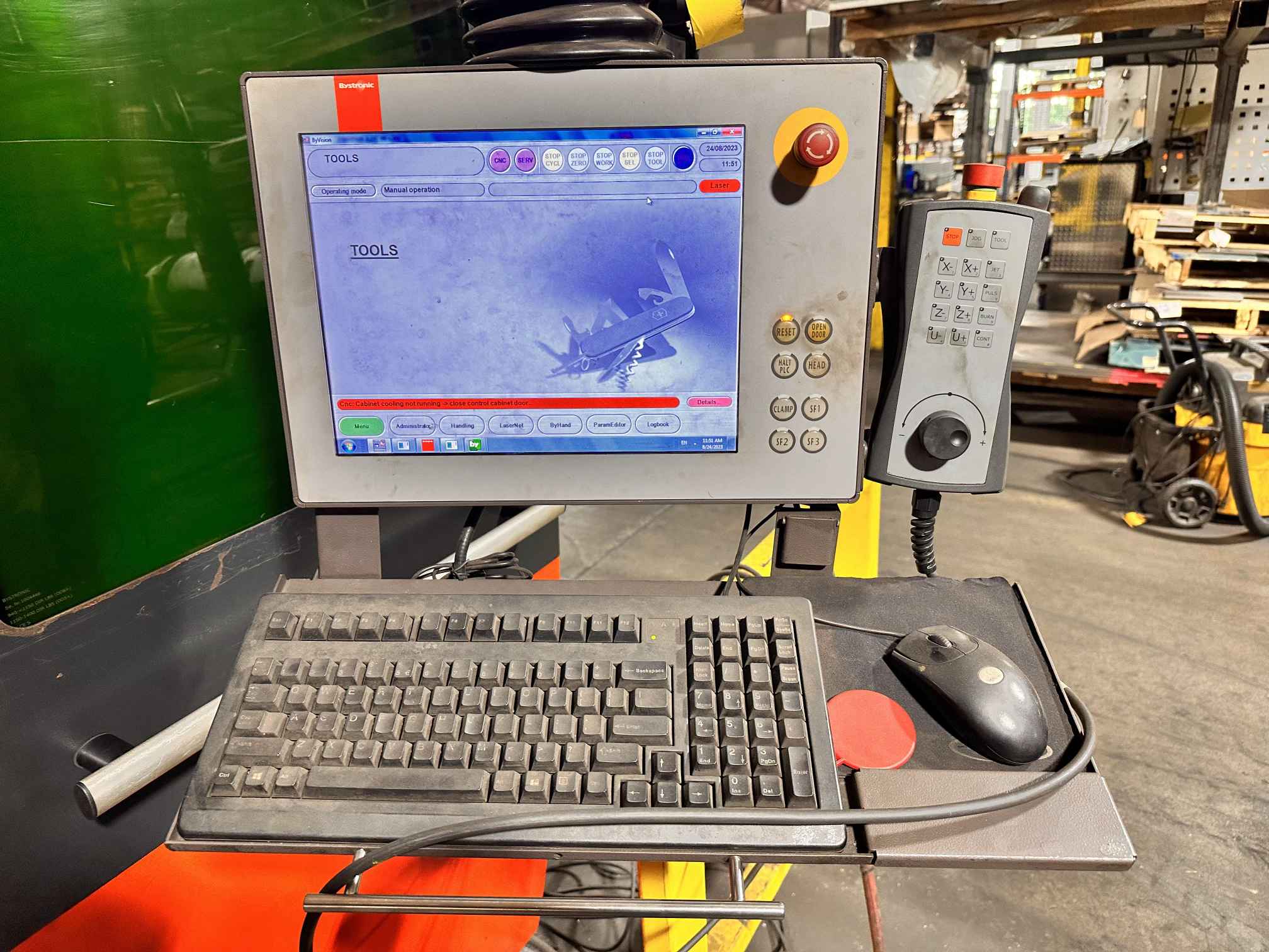 6000 Watt Bystronic BySprint 3015 Fiber Laser