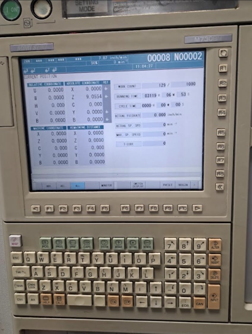 Mori Seiki NLX2500SY CNC Lathe, 2011 - Sub Spindle, Live Tooling - Image 7