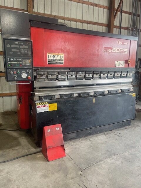 88 Ton x 8' Amada FBD 8025 CNC Press Brake