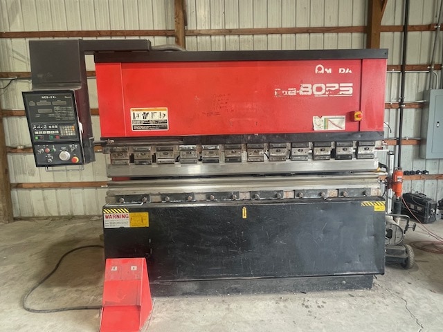 88 Ton x 8' Amada FBD 8025 CNC Press Brake