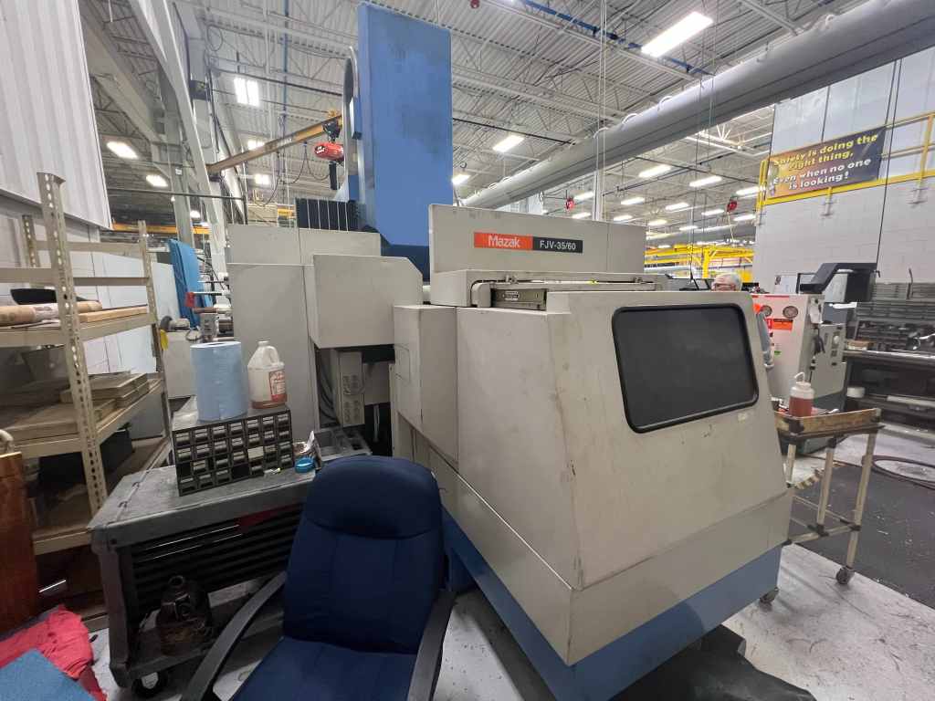 Mazak FJV-35/60 Double Column Bridge Mill VMC, 1998 - Cat 50 - Image 10